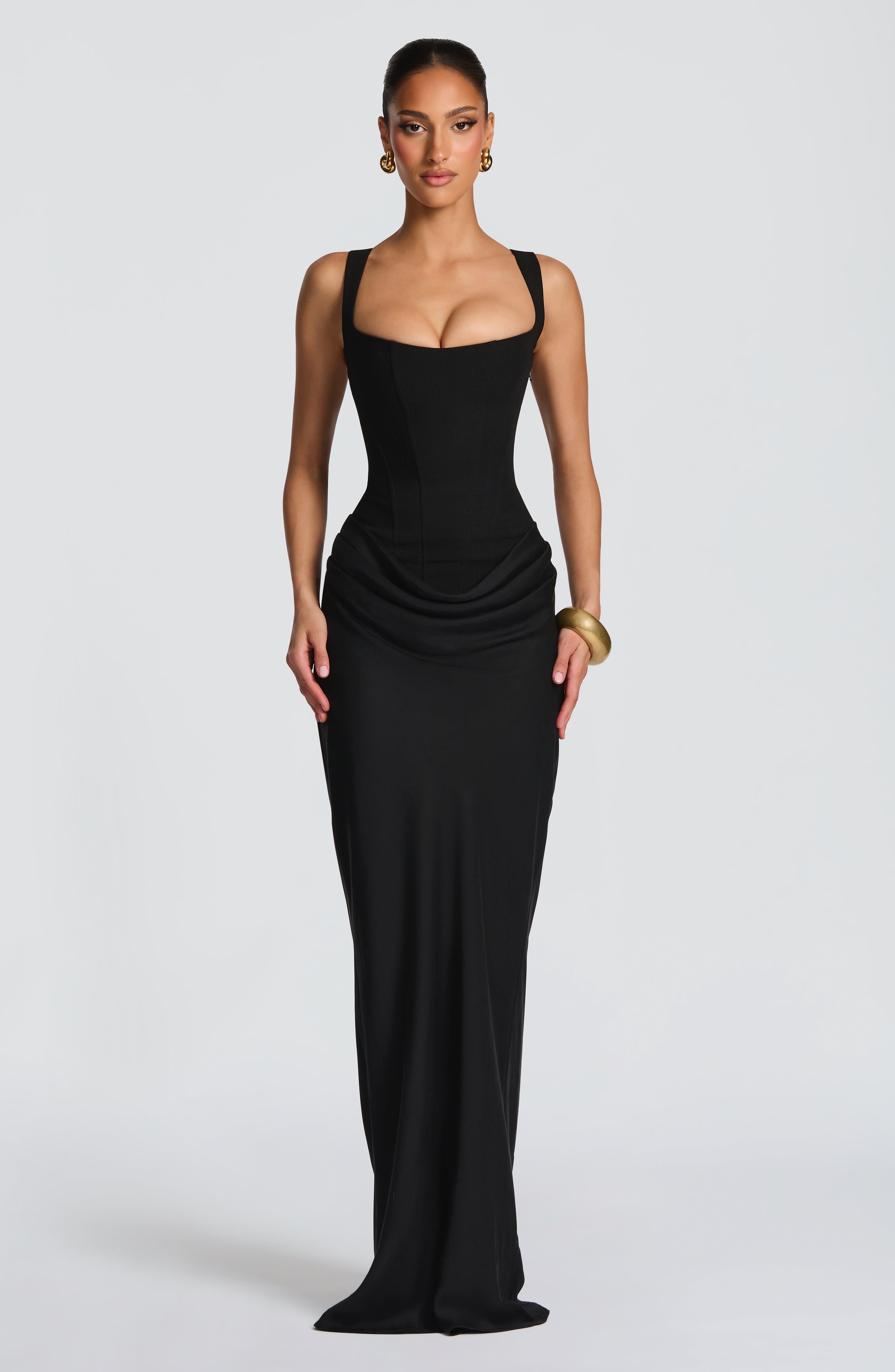 Valérinne Cornelia Corset Maxi Dress