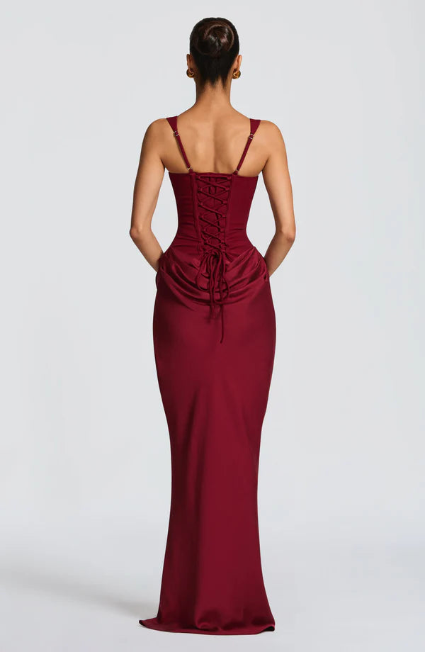 Valérinne Cornelia Corset Maxi Dress