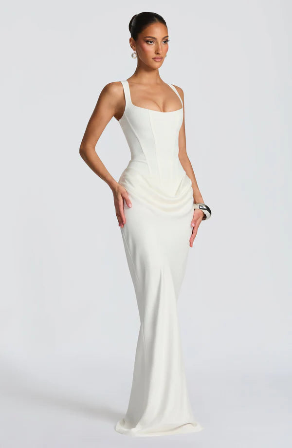 Valérinne Cornelia Corset Maxi Dress
