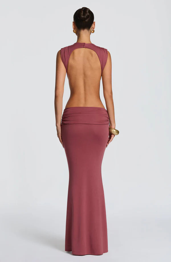 Valérinne Fenella Backless Maxi Dress
