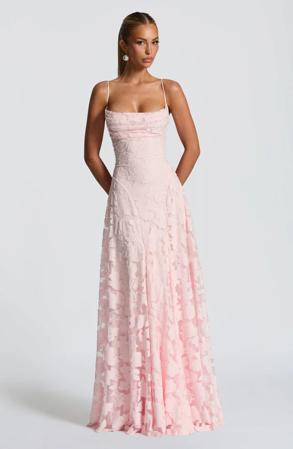 Valérinne Francis Burnout Maxi Dress