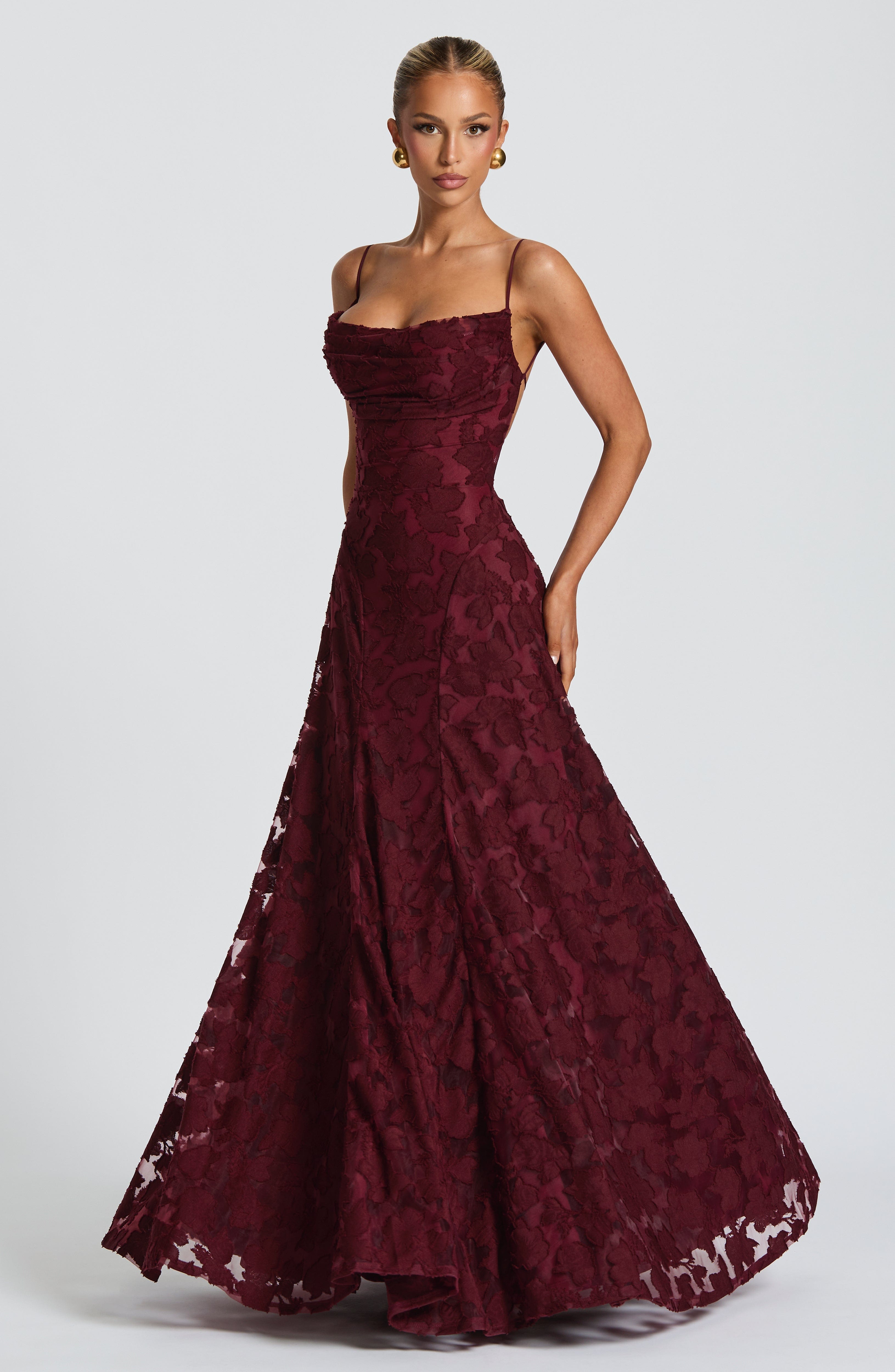 Valérinne Francis Burnout Maxi Dress