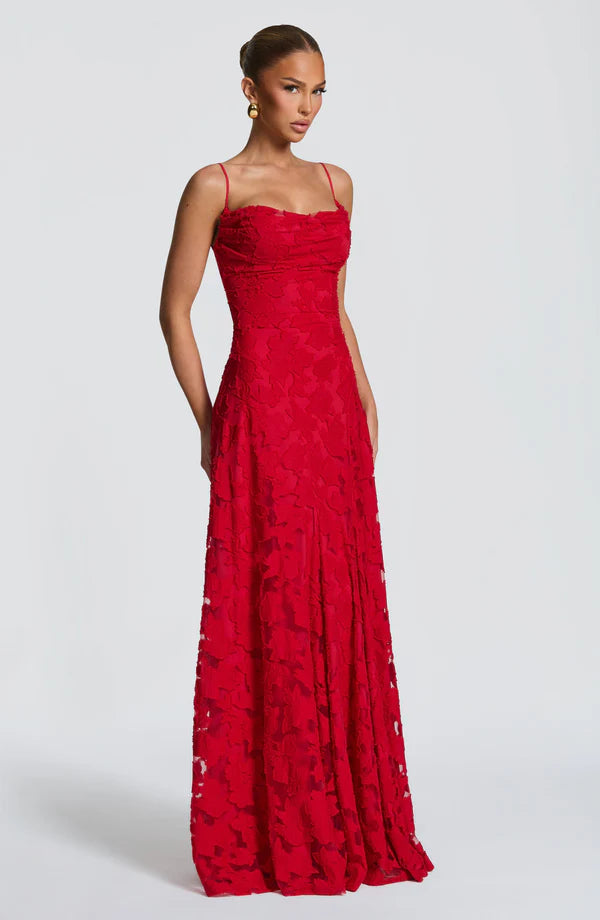 Valérinne Francis Burnout Maxi Dress
