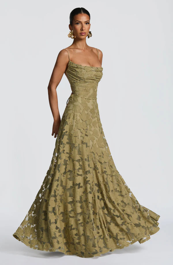 Valérinne Francis Burnout Maxi Dress