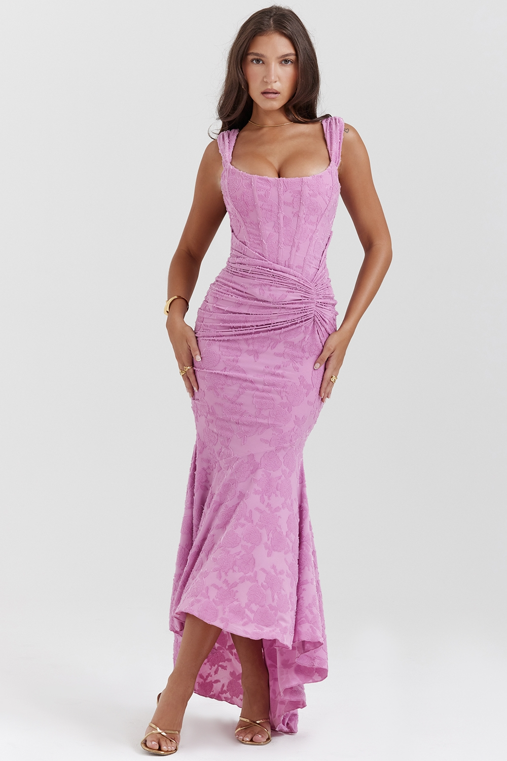 Valérinne Carisia Lace Midi Dress