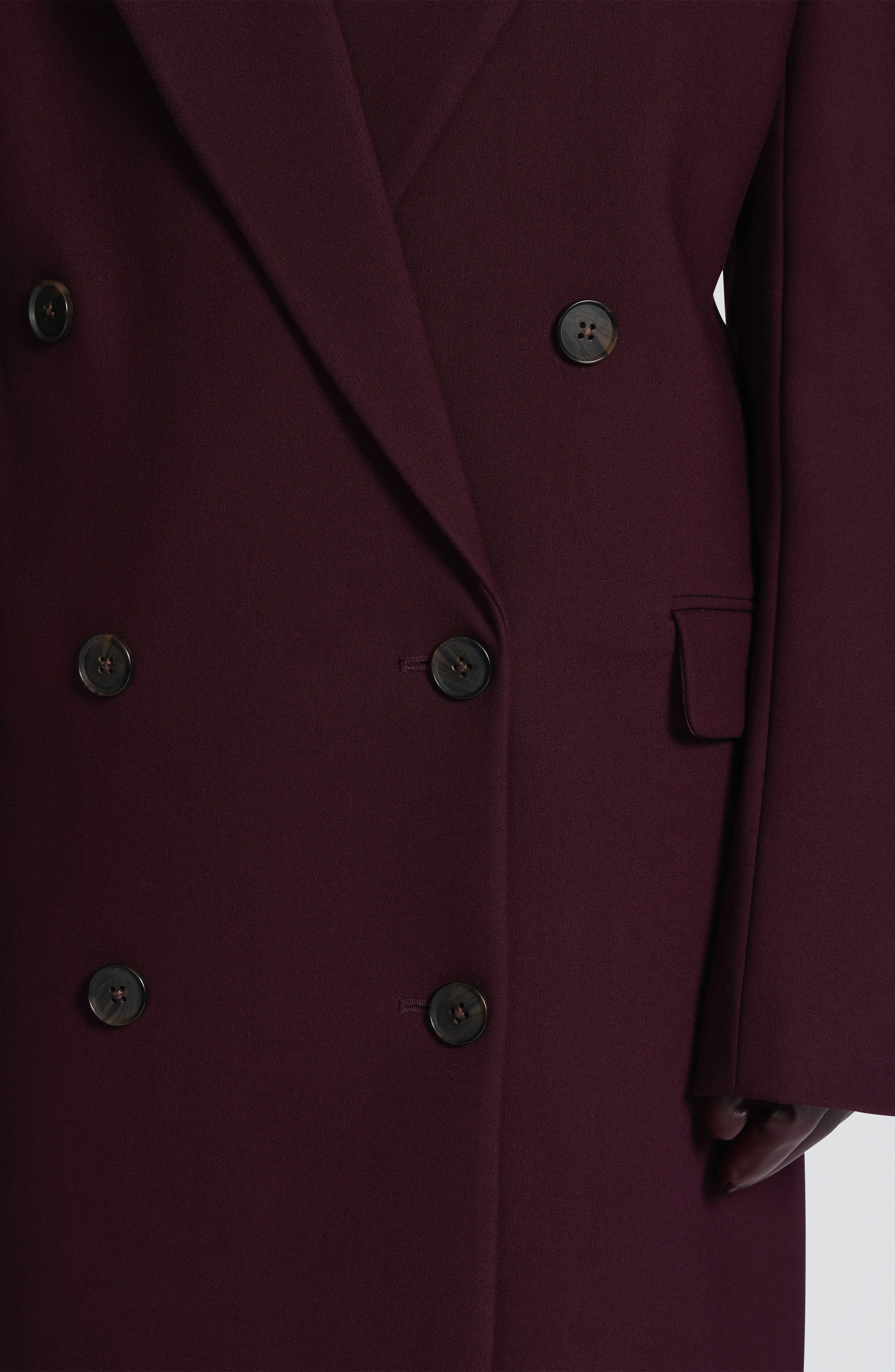 Valérinne Michelle Double-Breasted Long Coat
