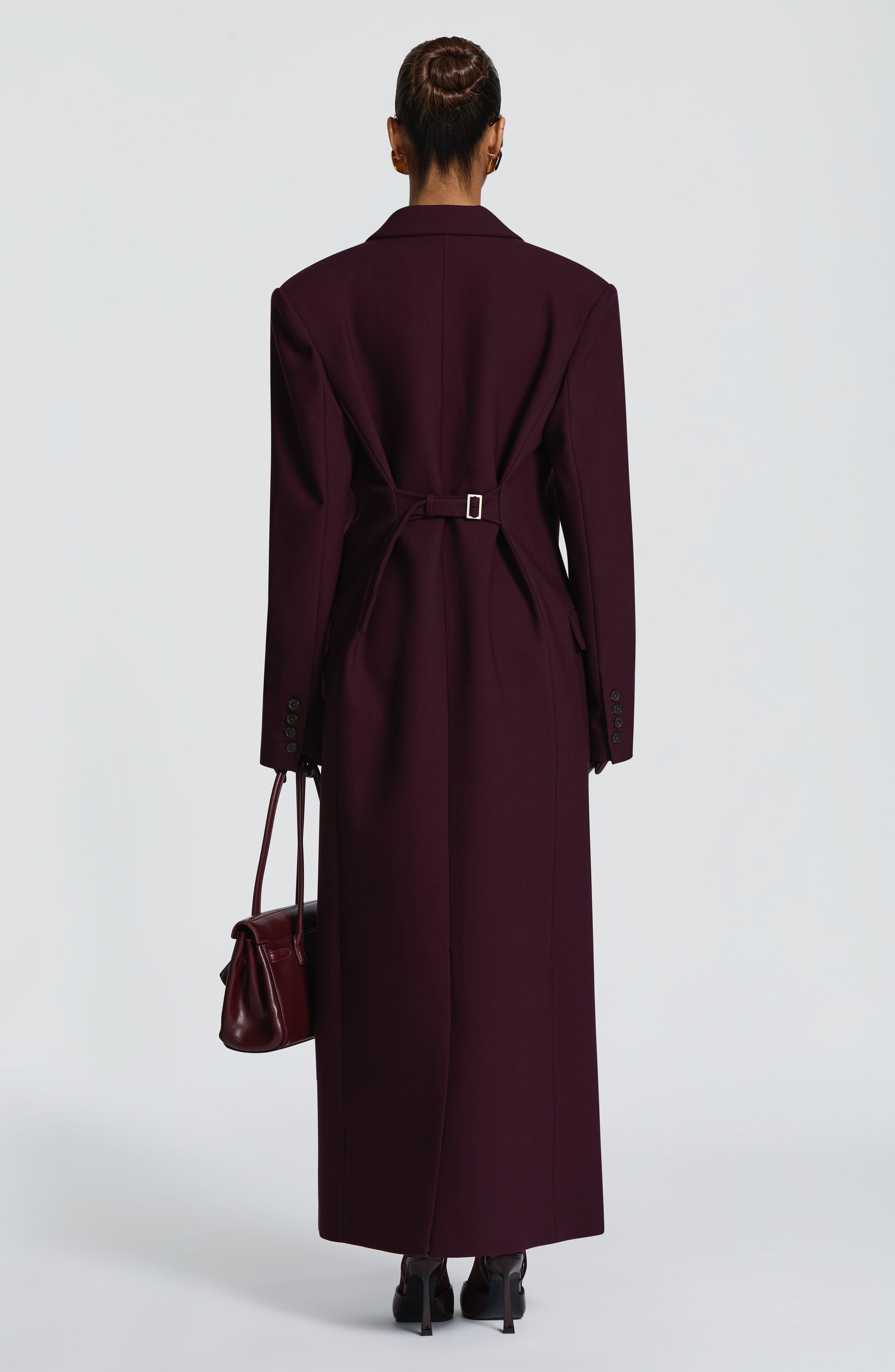 Valérinne Michelle Double-Breasted Long Coat