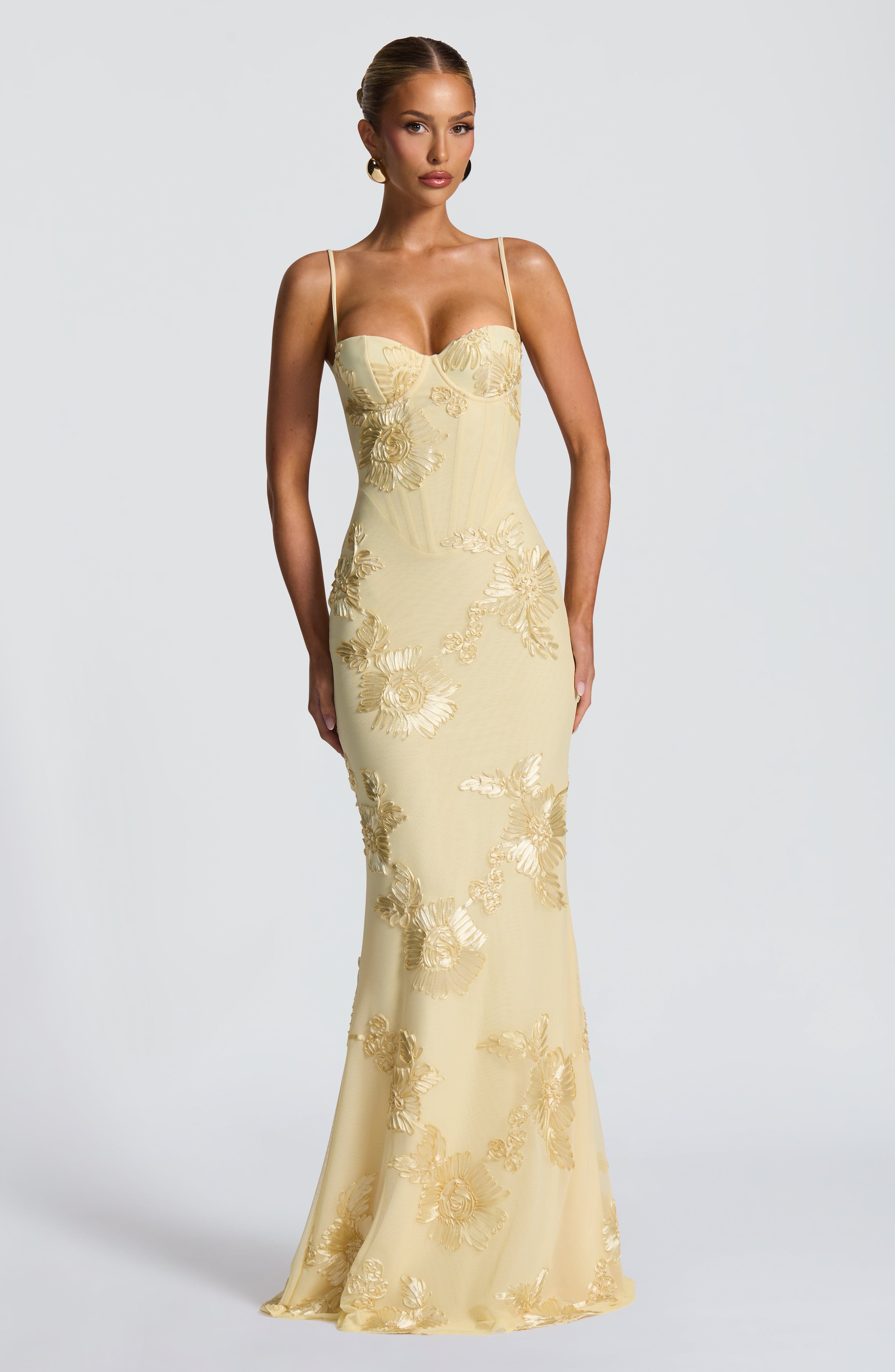 Valérinne Nefertiti Corset Maxi Dress
