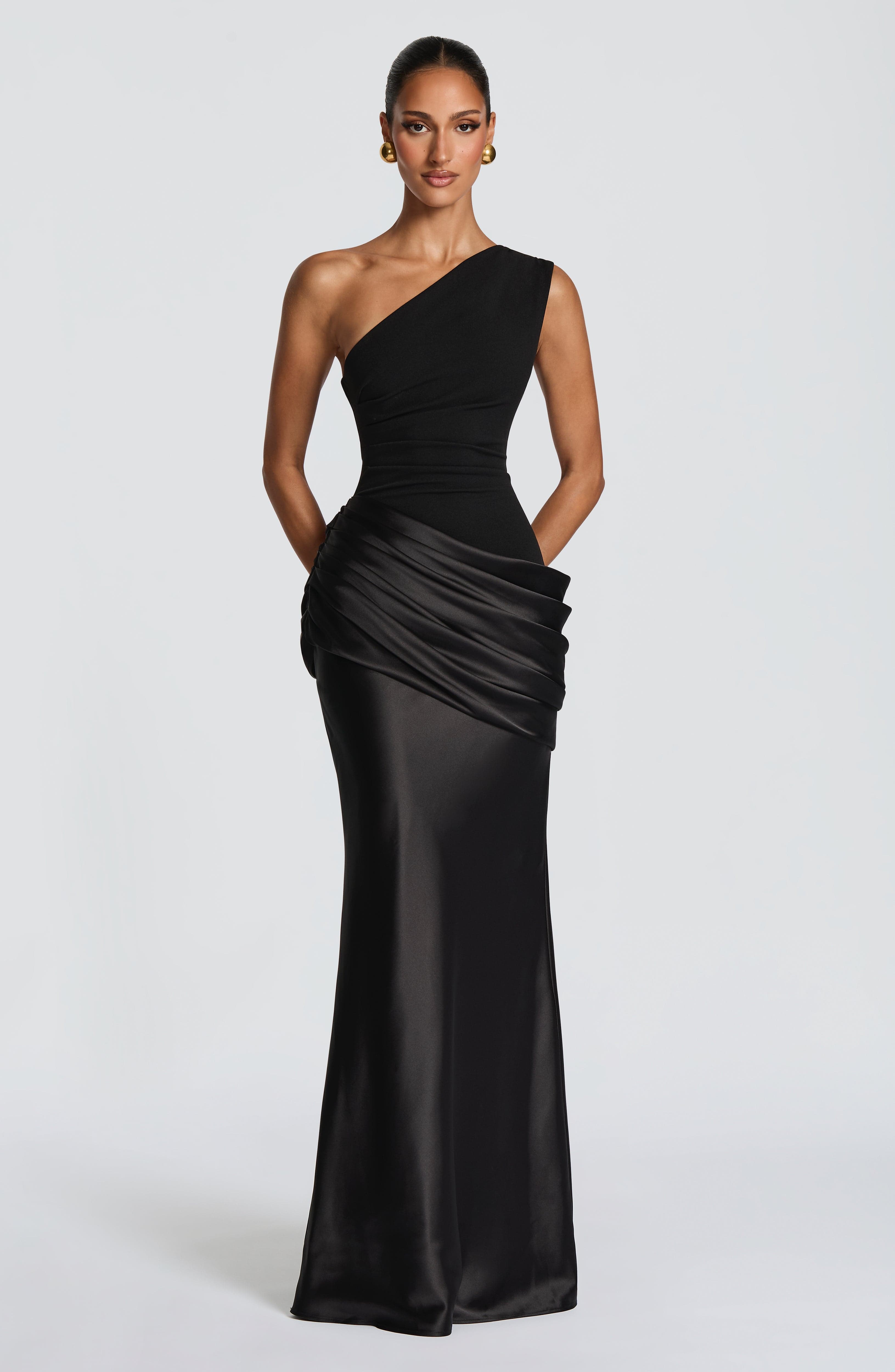 Valérinne Sadona Asymmetric Maxi Dress