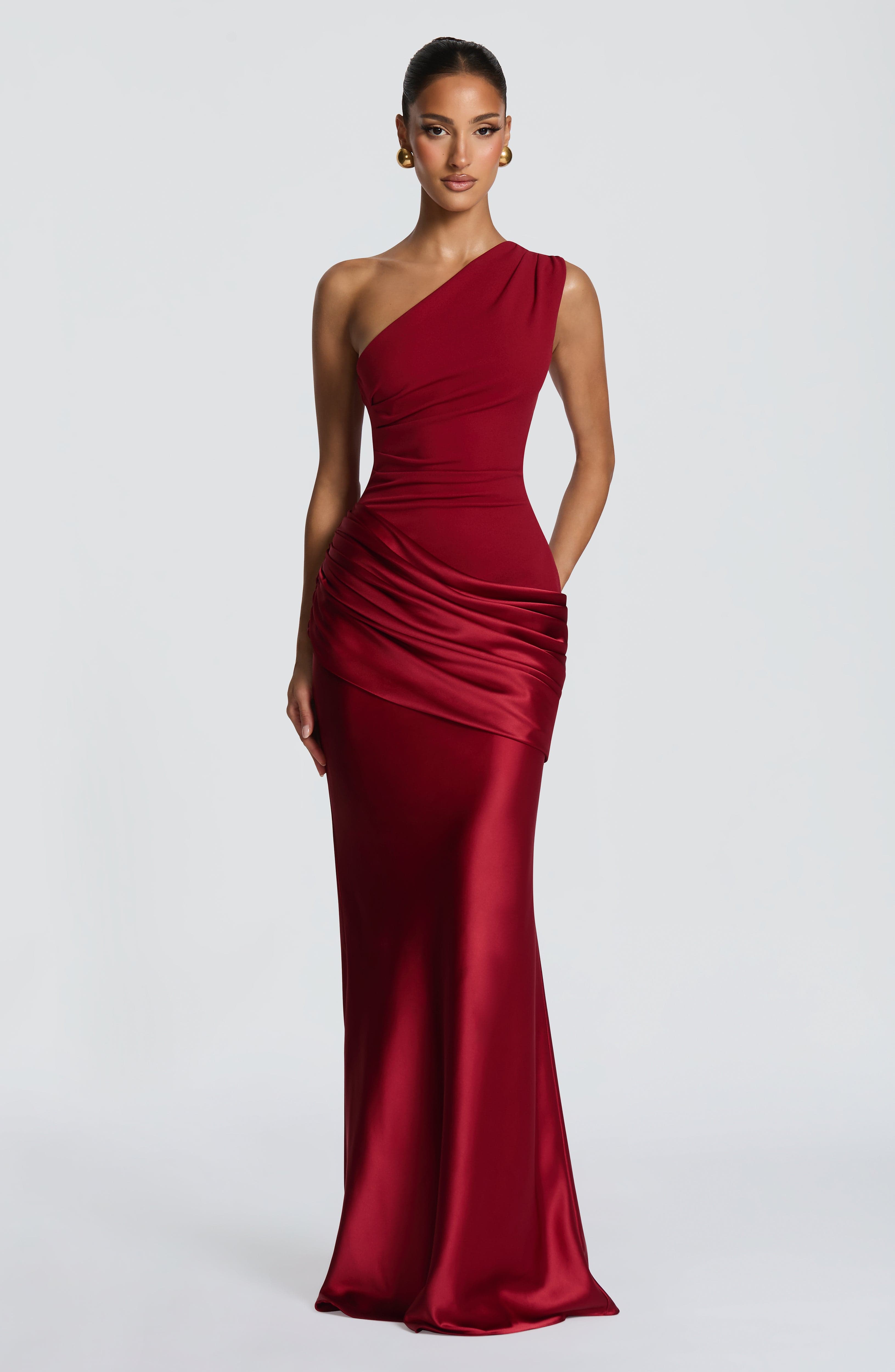 Valérinne Sadona Asymmetric Maxi Dress