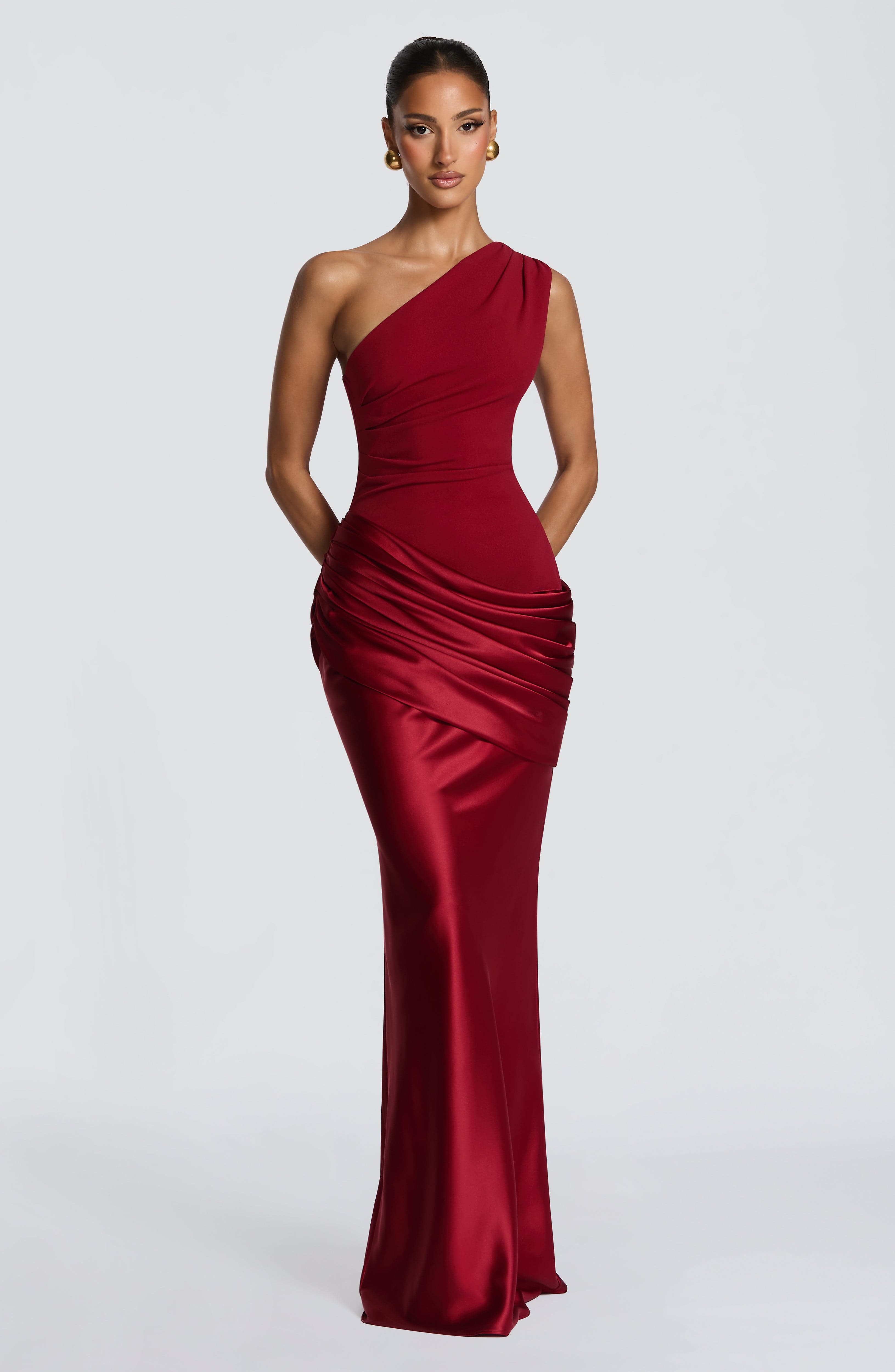 Valérinne Sadona Asymmetric Maxi Dress