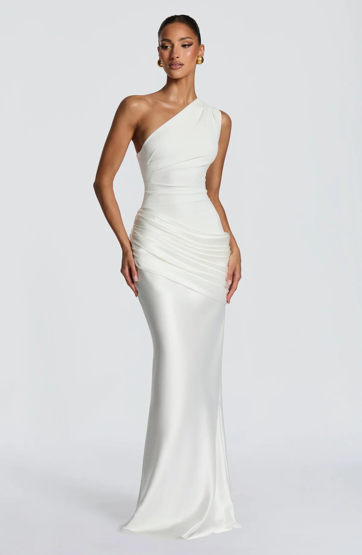 Valérinne Sadona Asymmetric Maxi Dress