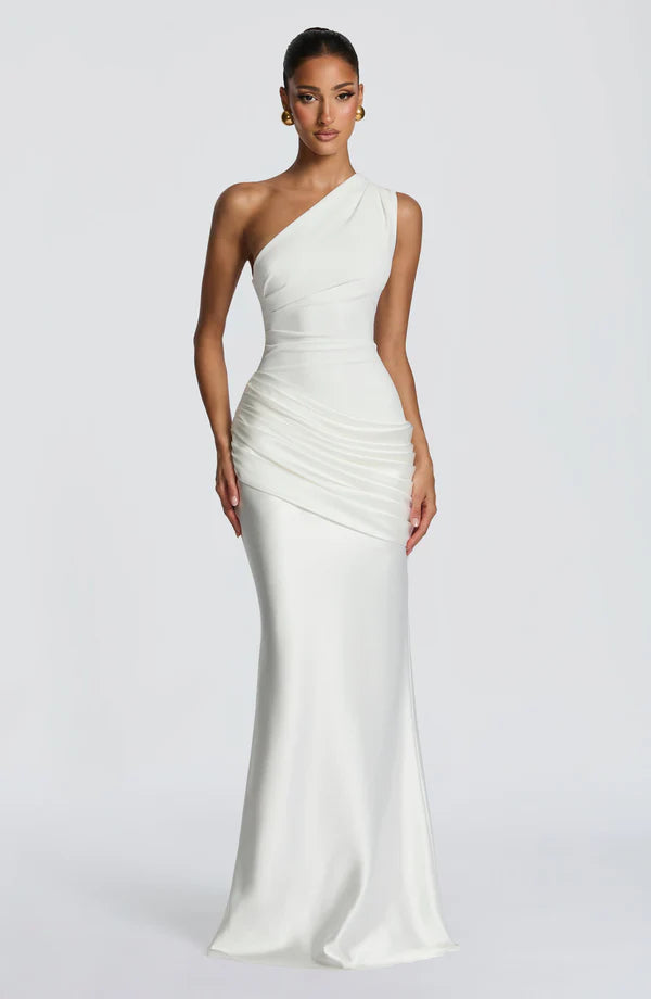 Valérinne Sadona Asymmetric Maxi Dress