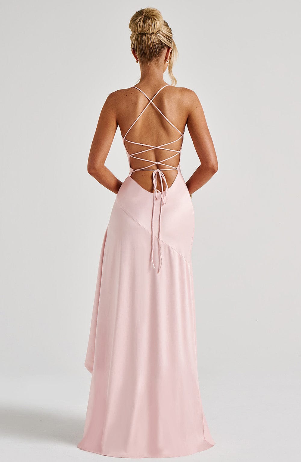 Valérinne Samira Satin Maxi Dress
