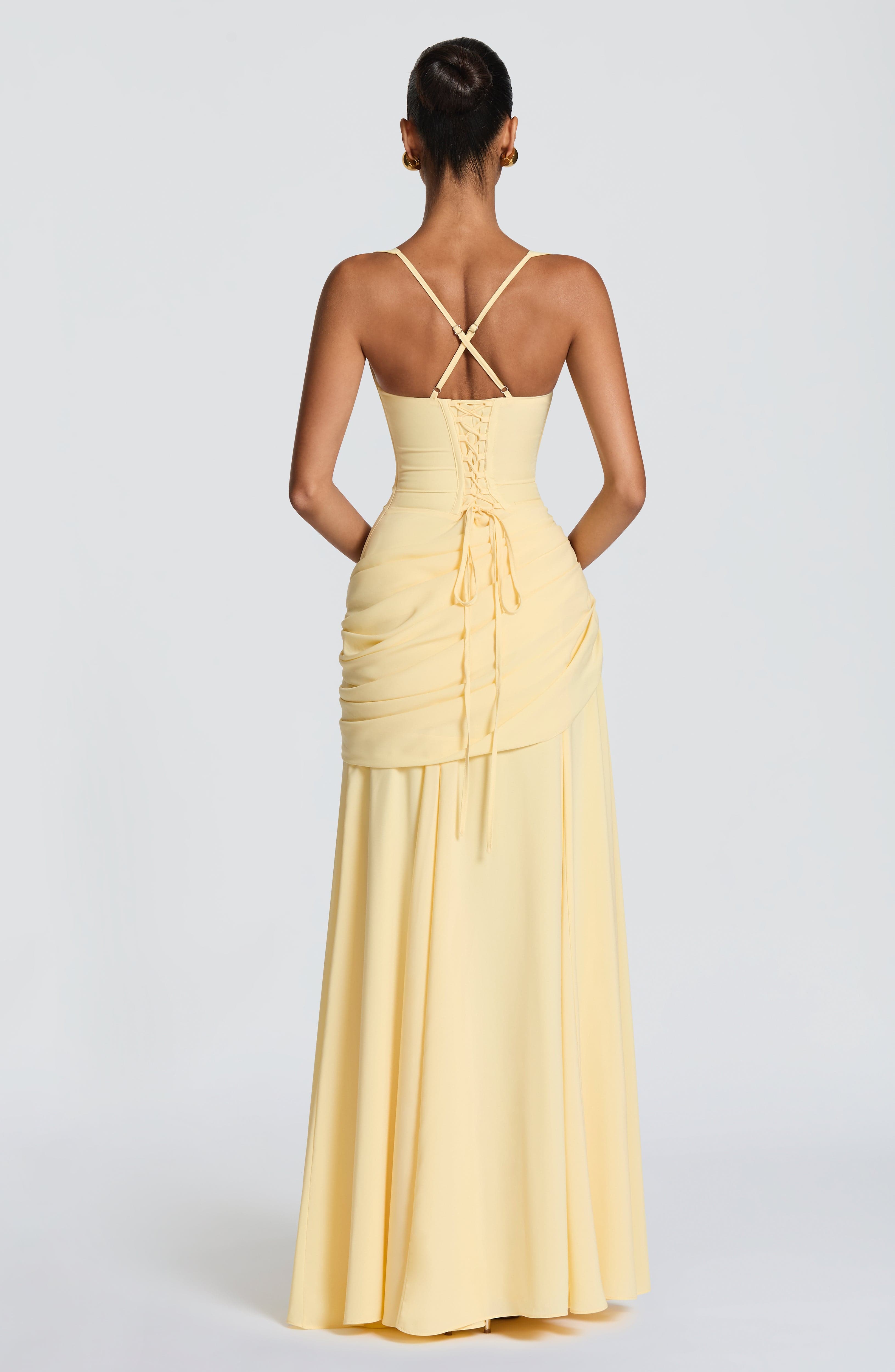 Valérinne Sura Chiffon Maxi Dress