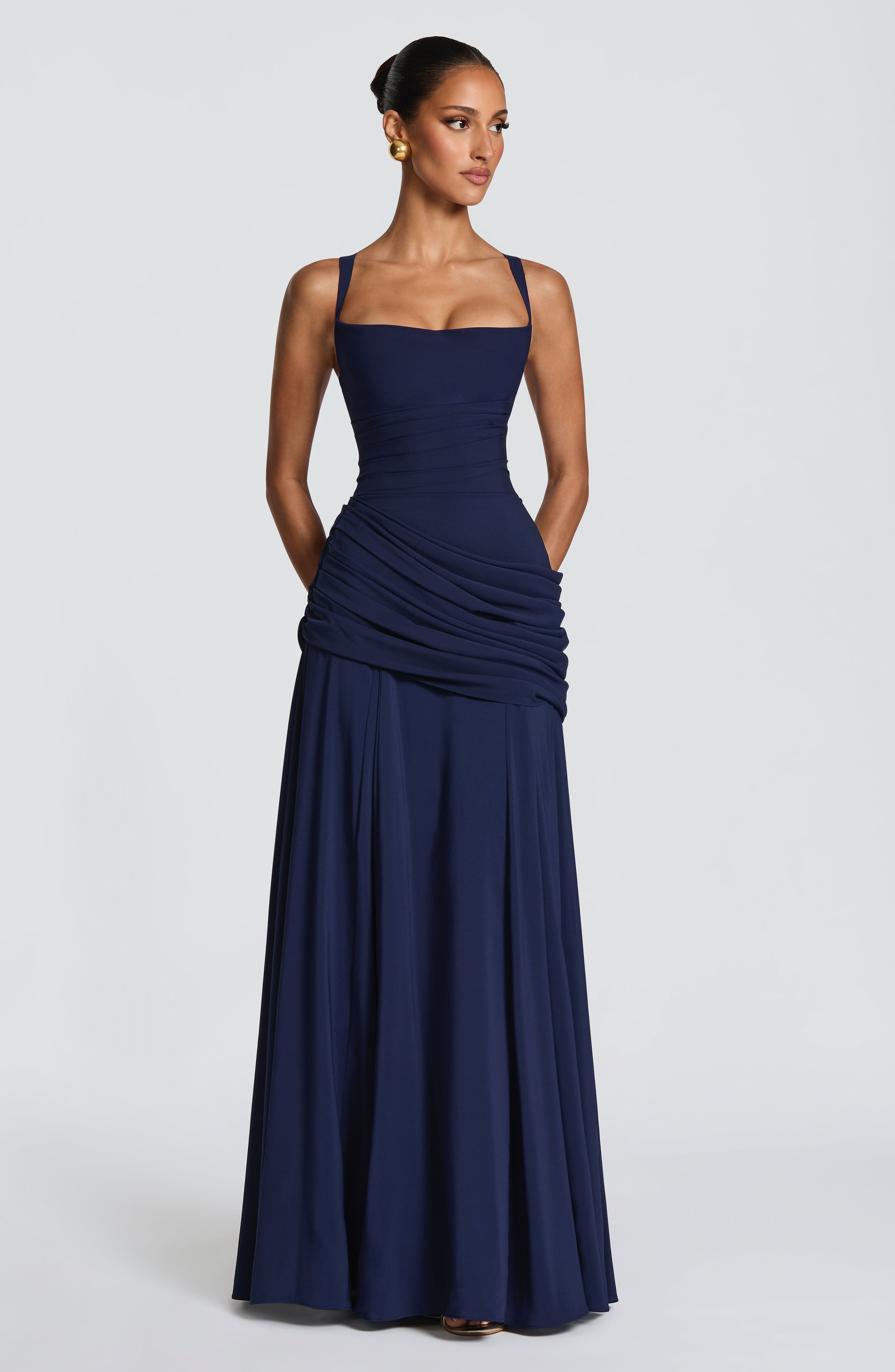 Valérinne Sura Chiffon Maxi Dress
