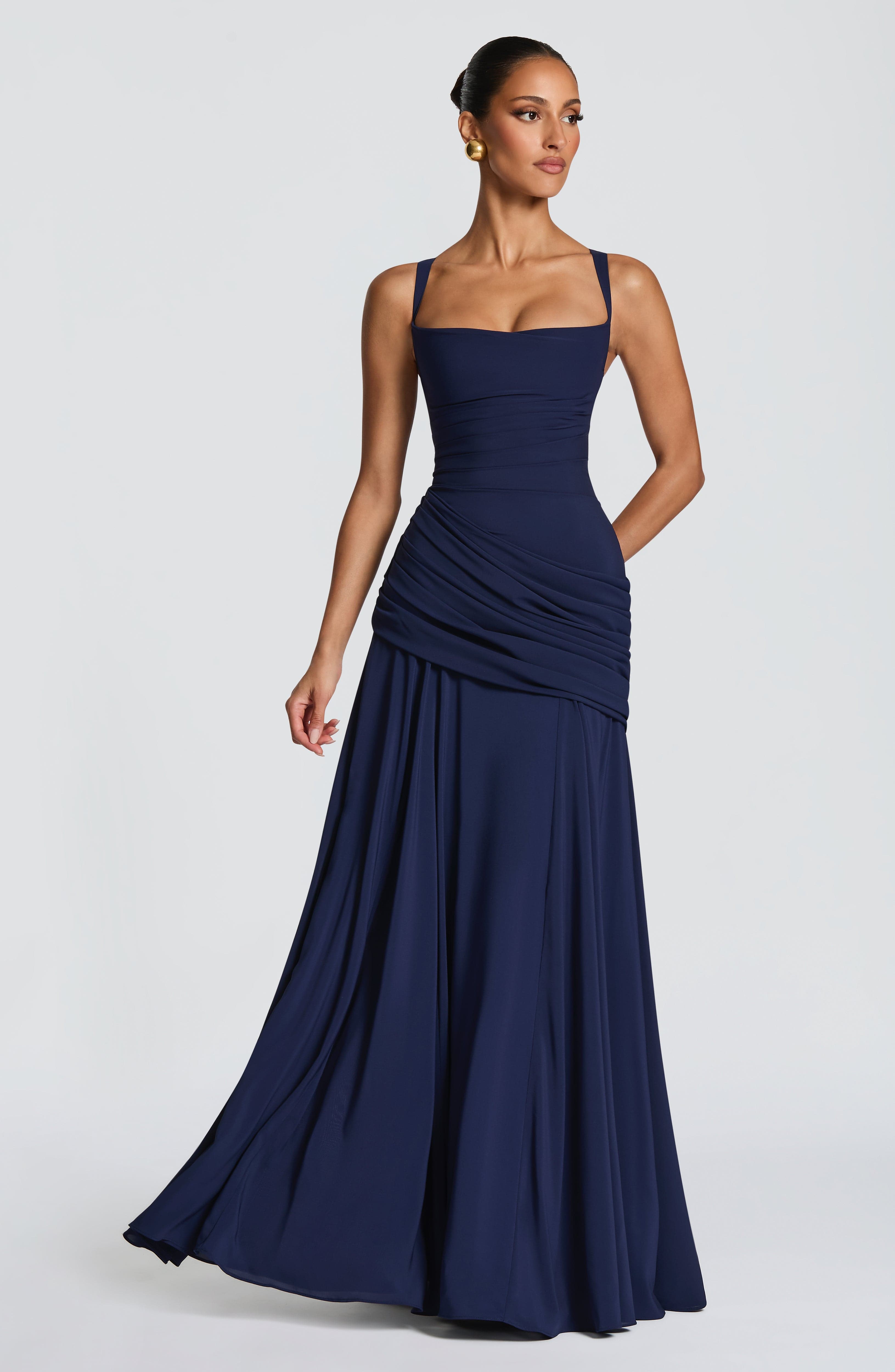 Valérinne Sura Chiffon Maxi Dress