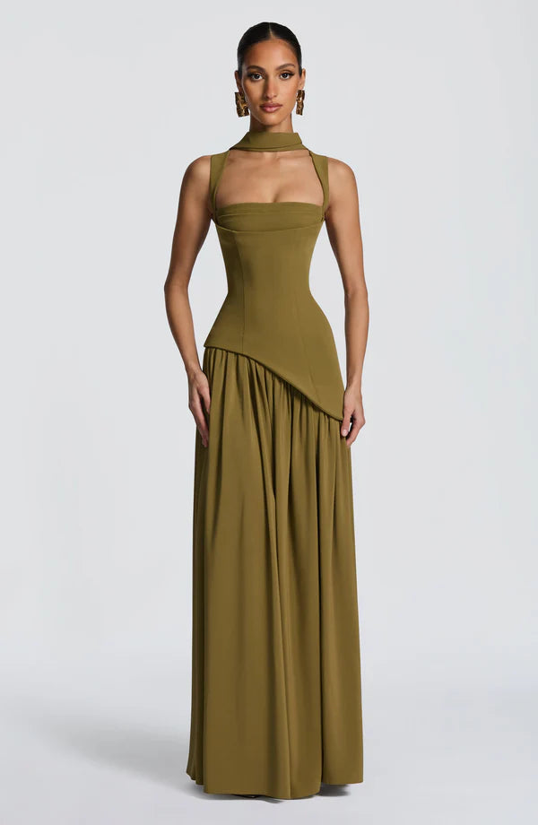 Valérinne Tullulah Corset Maxi Dress