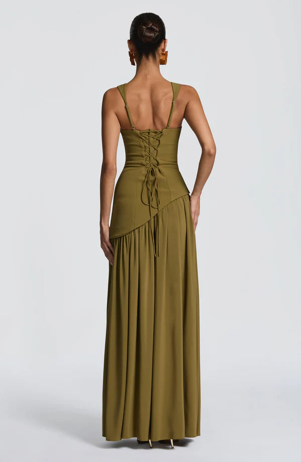 Valérinne Tullulah Corset Maxi Dress
