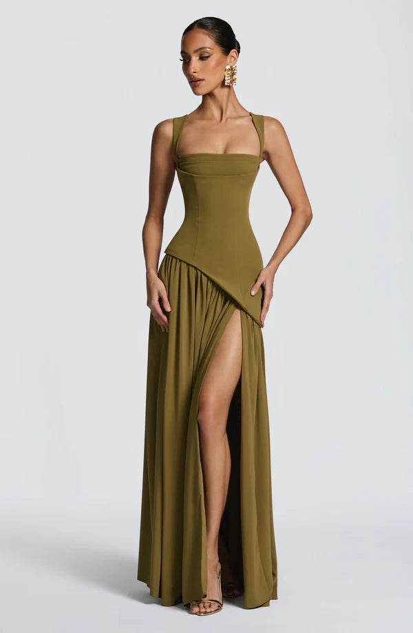 Valérinne Tullulah Corset Maxi Dress