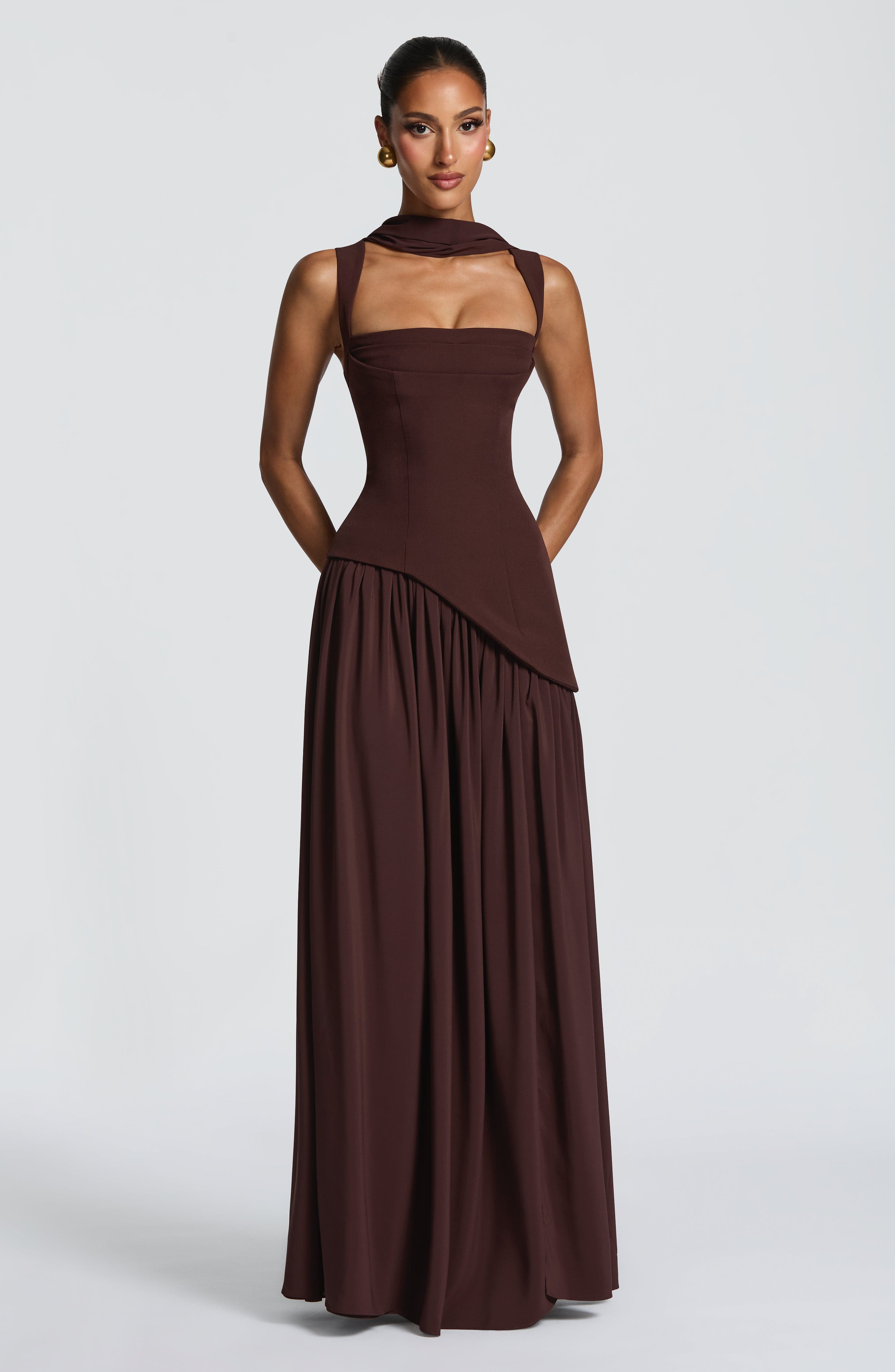 Valérinne Tullulah Corset Maxi Dress