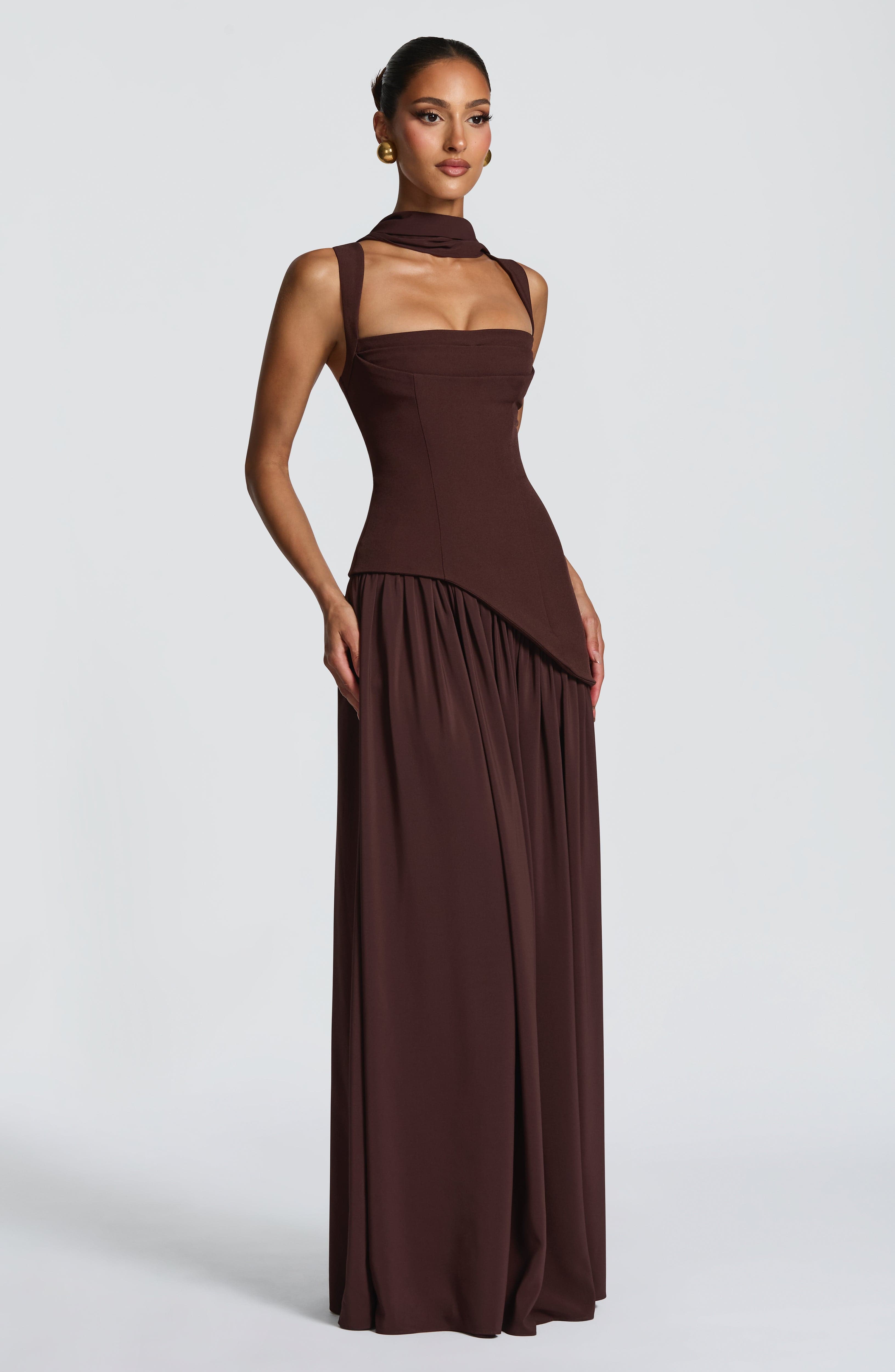 Valérinne Tullulah Corset Maxi Dress
