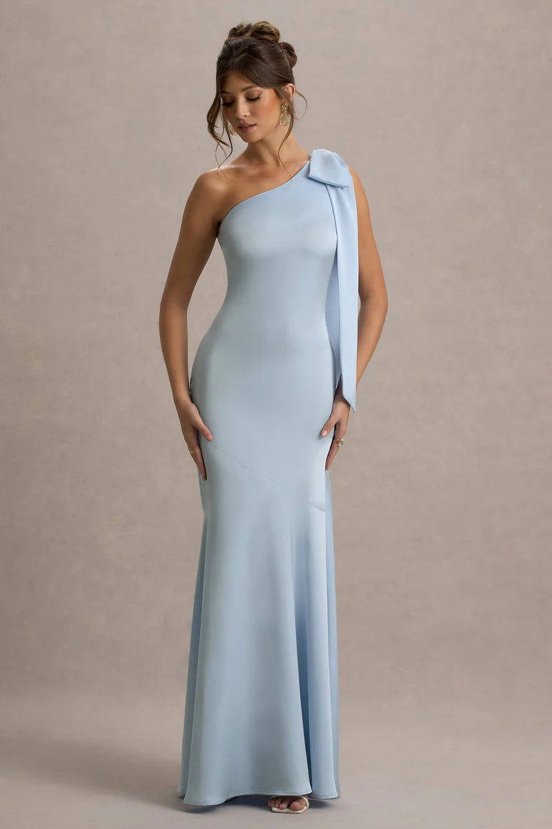 Valérinne The Valentina Satin Maxi Dress