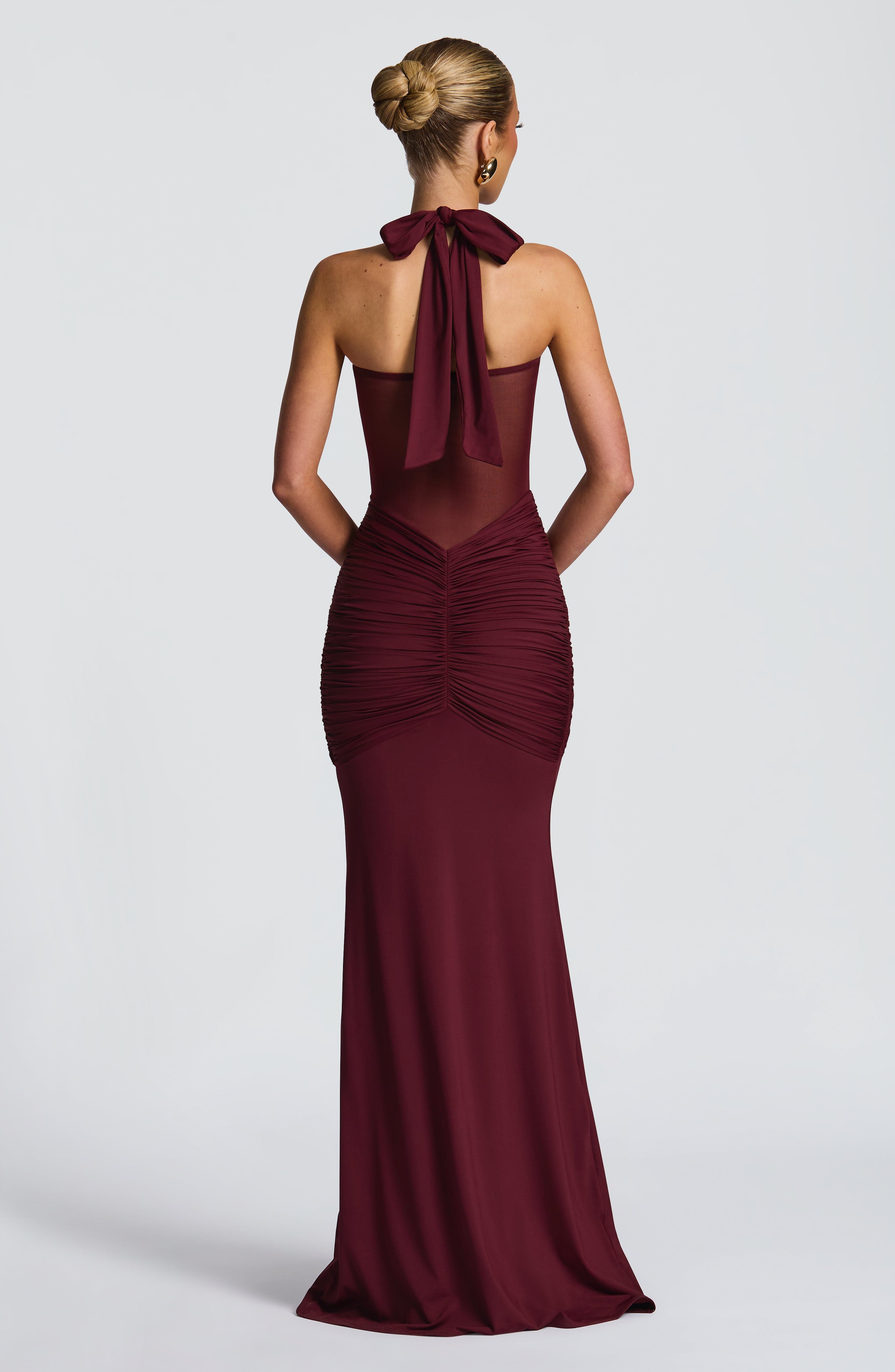 Valérinne Vixen Halter Maxi Dress