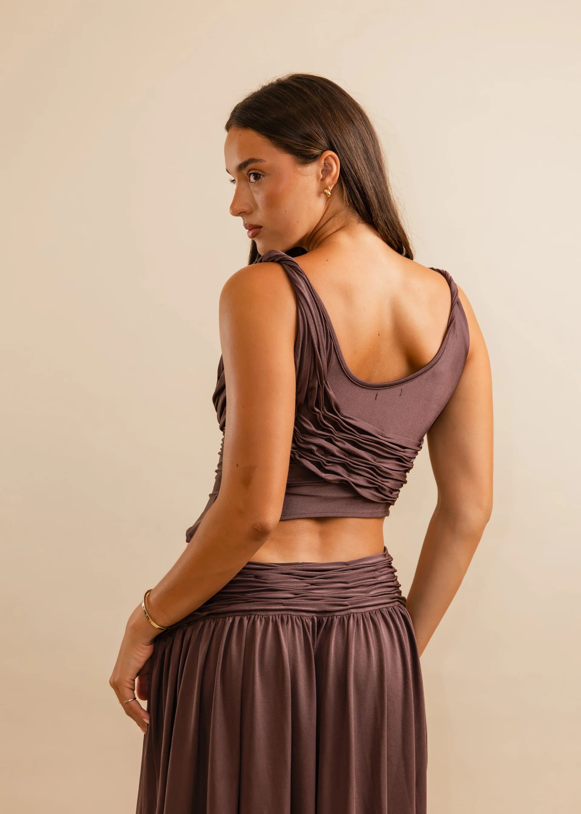 Valérinne Calypso Ruched Top