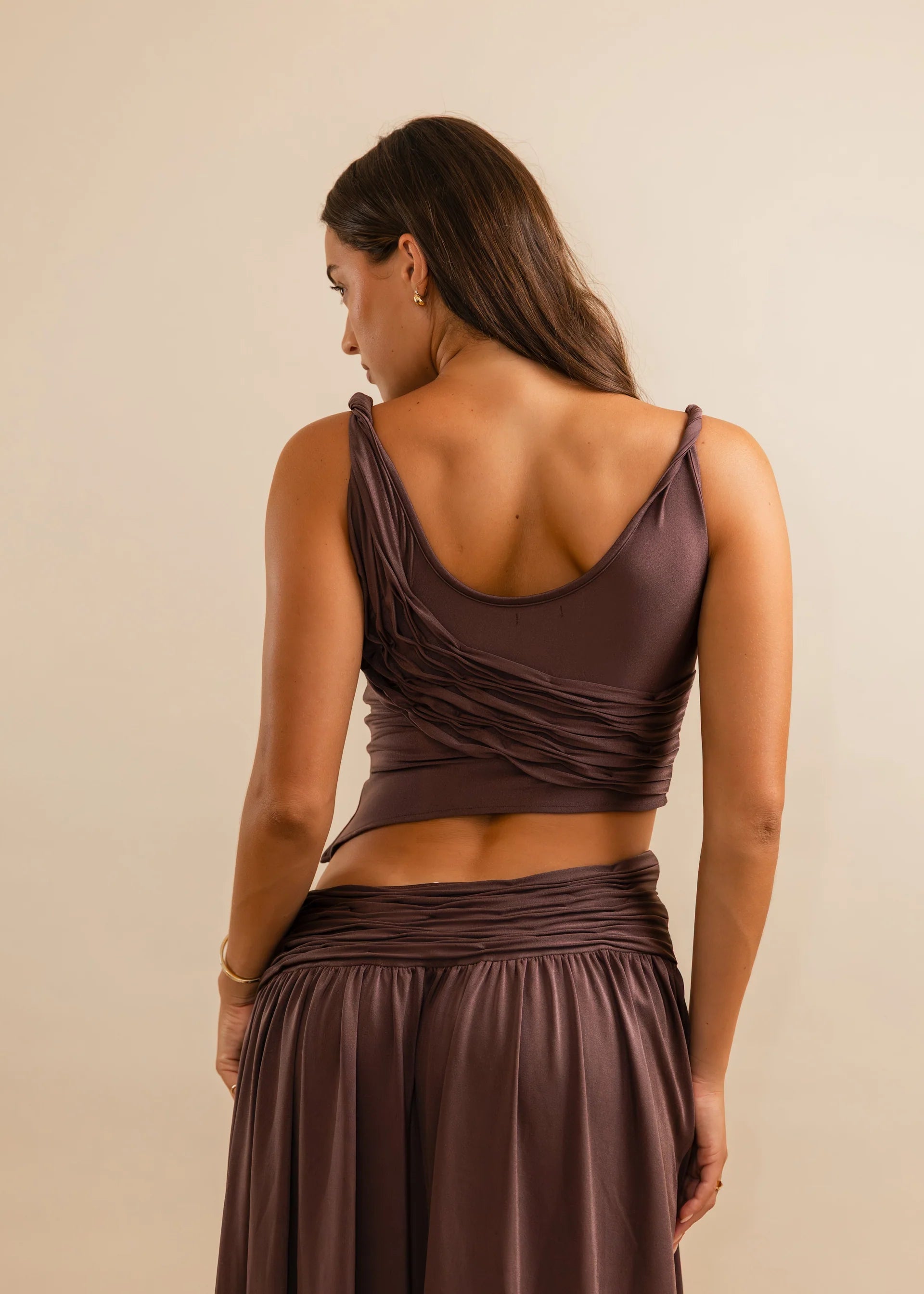 Valérinne Calypso Ruched Top