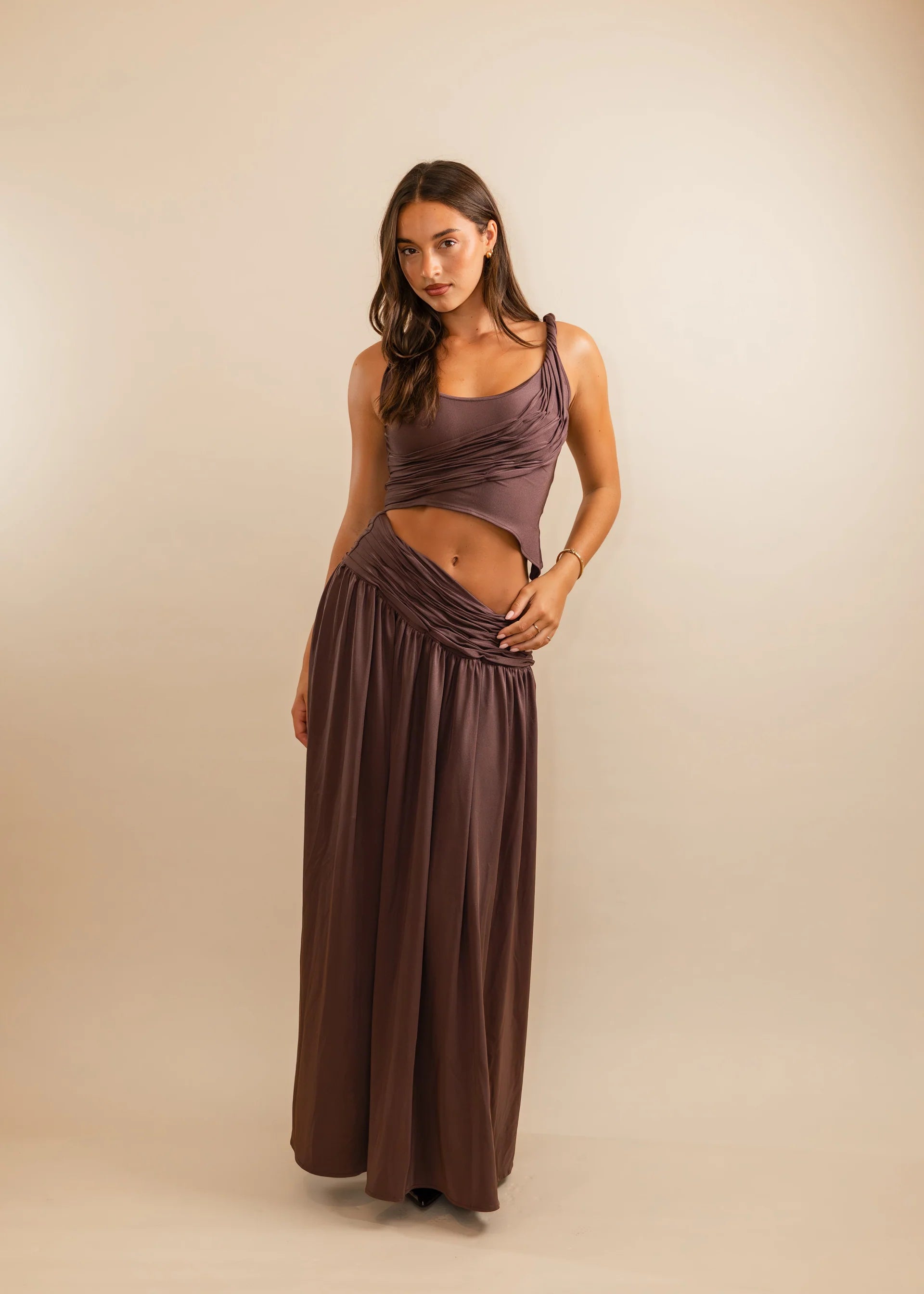 Valérinne Calypso Ruched Top