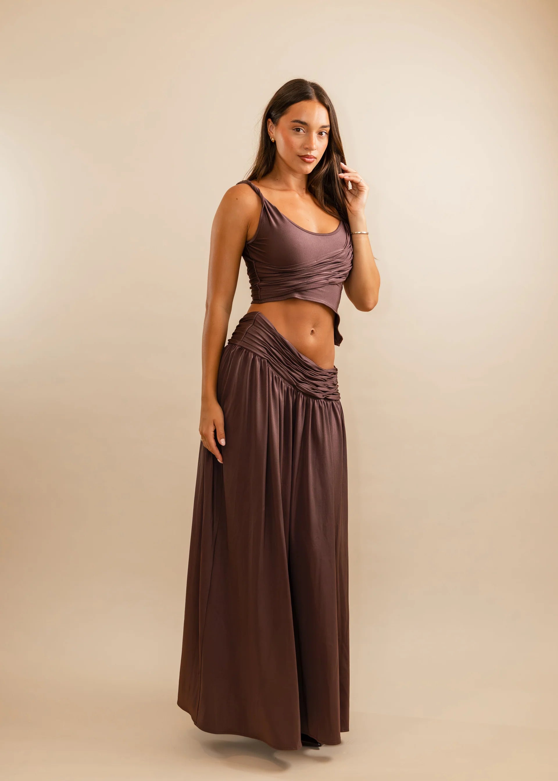 Valérinne Calypso Ruched Top