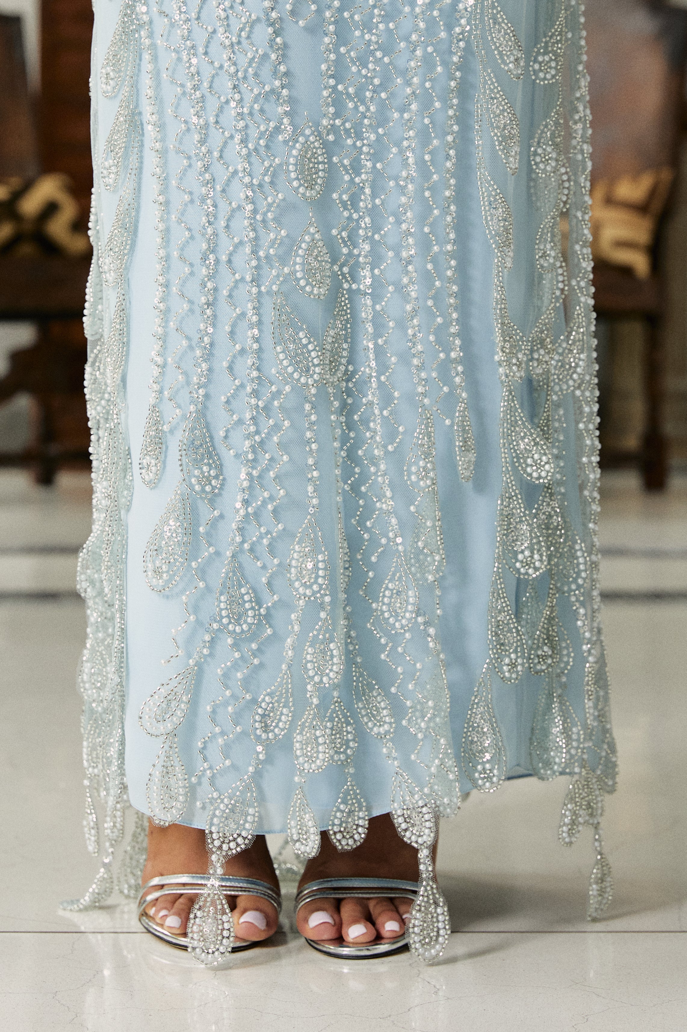 Valérinne Azura Flow Maxi Dress