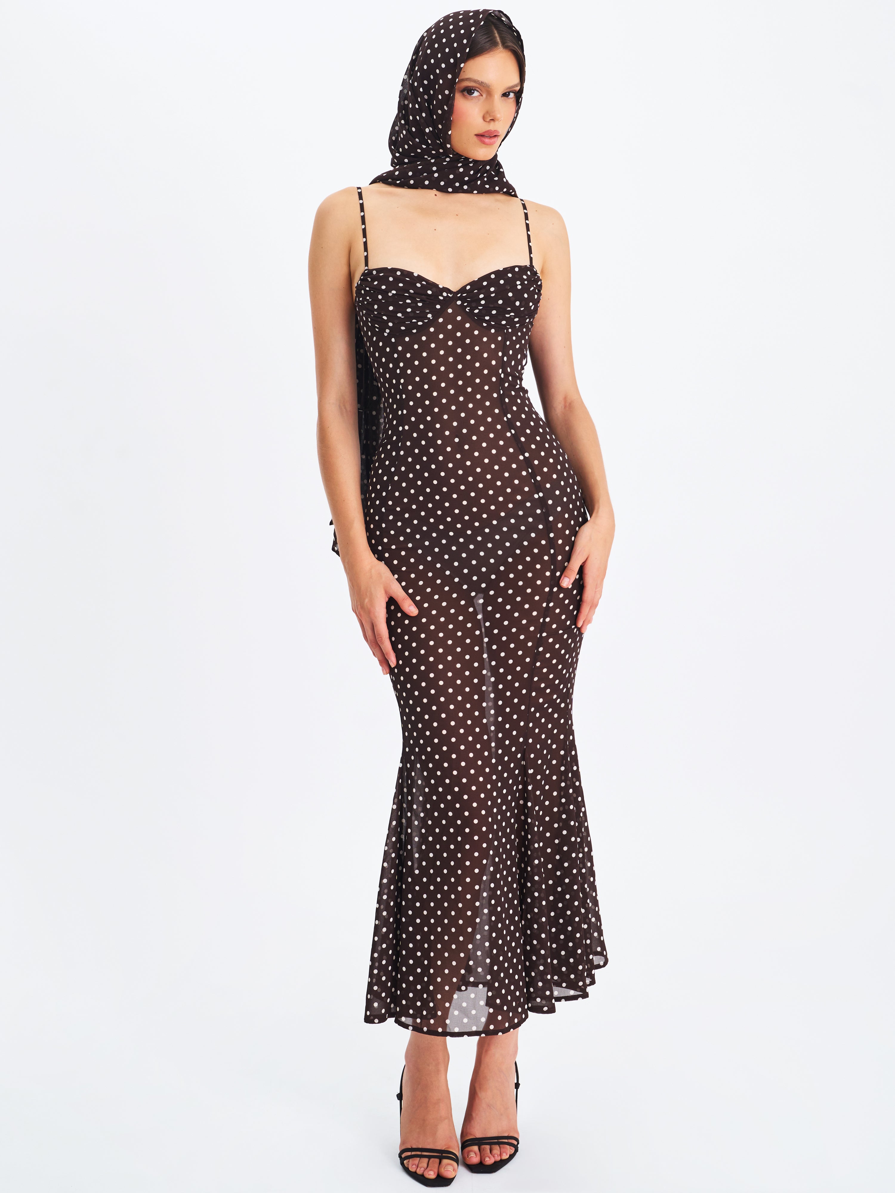 Valérinne Yadira Chiffon Maxi Dress