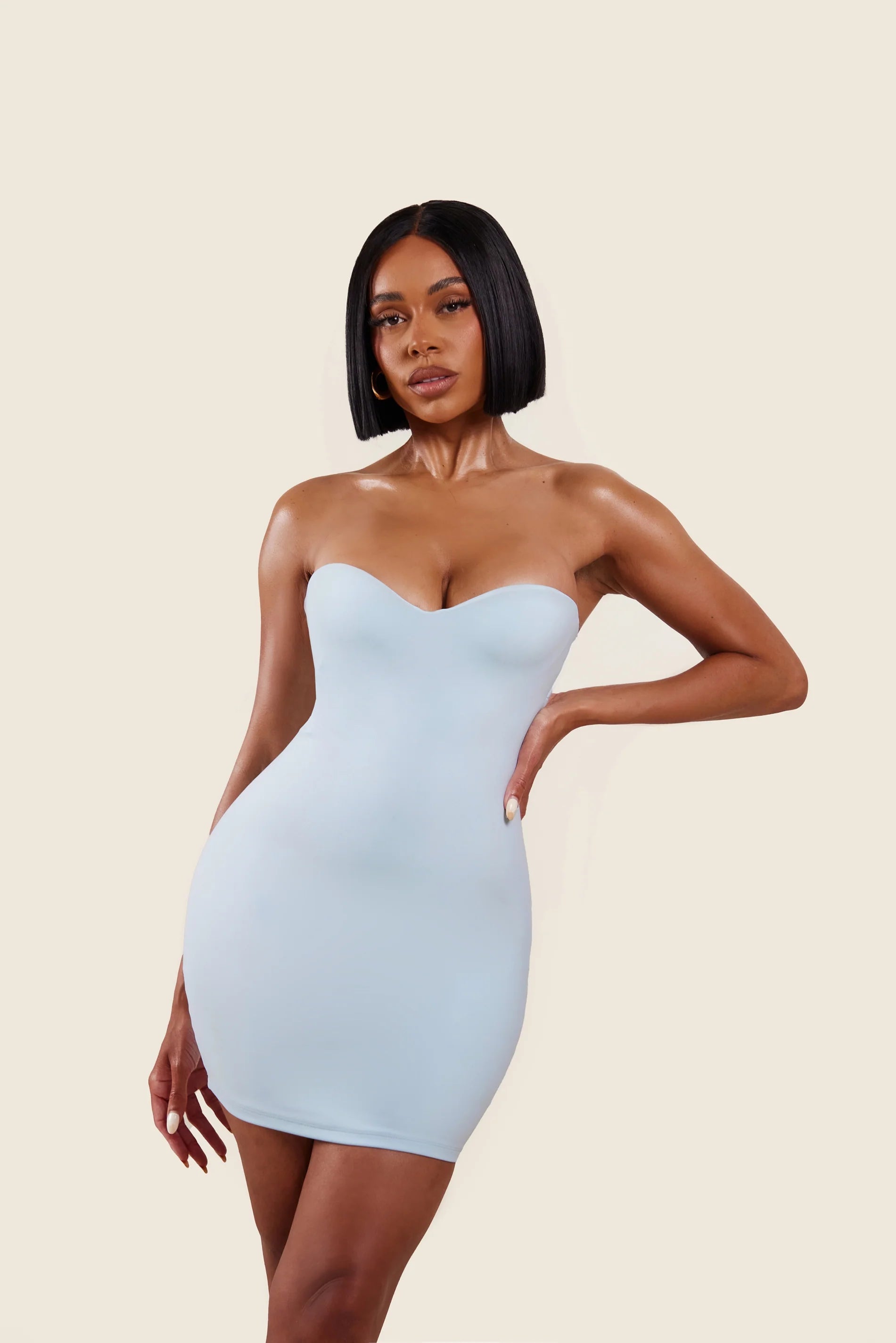 Valérinne Sweetheart Sculpt Mini Dress