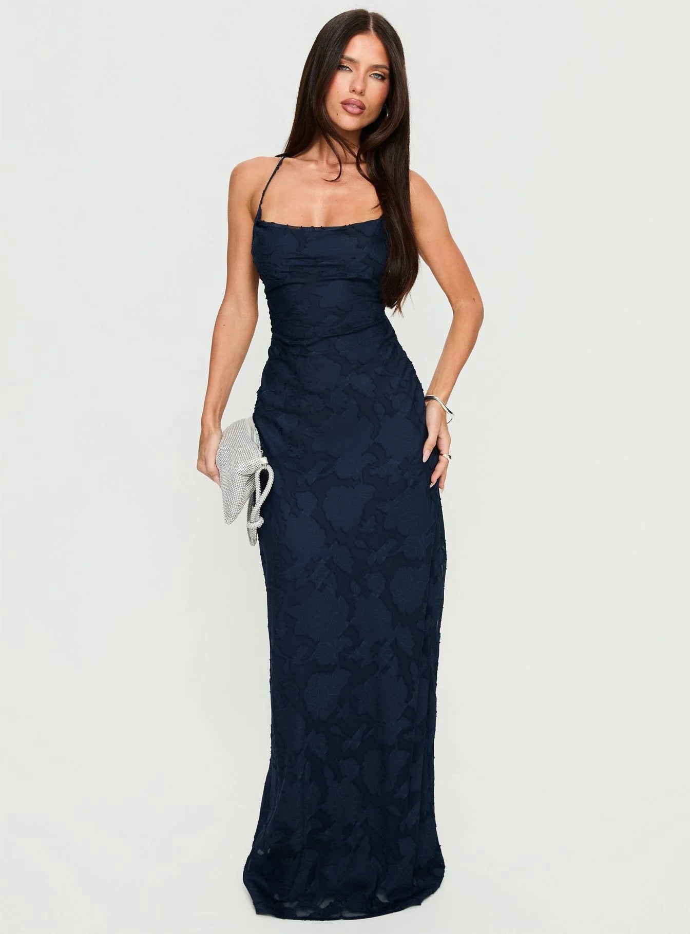 Seléna Burnout Maxi Dress