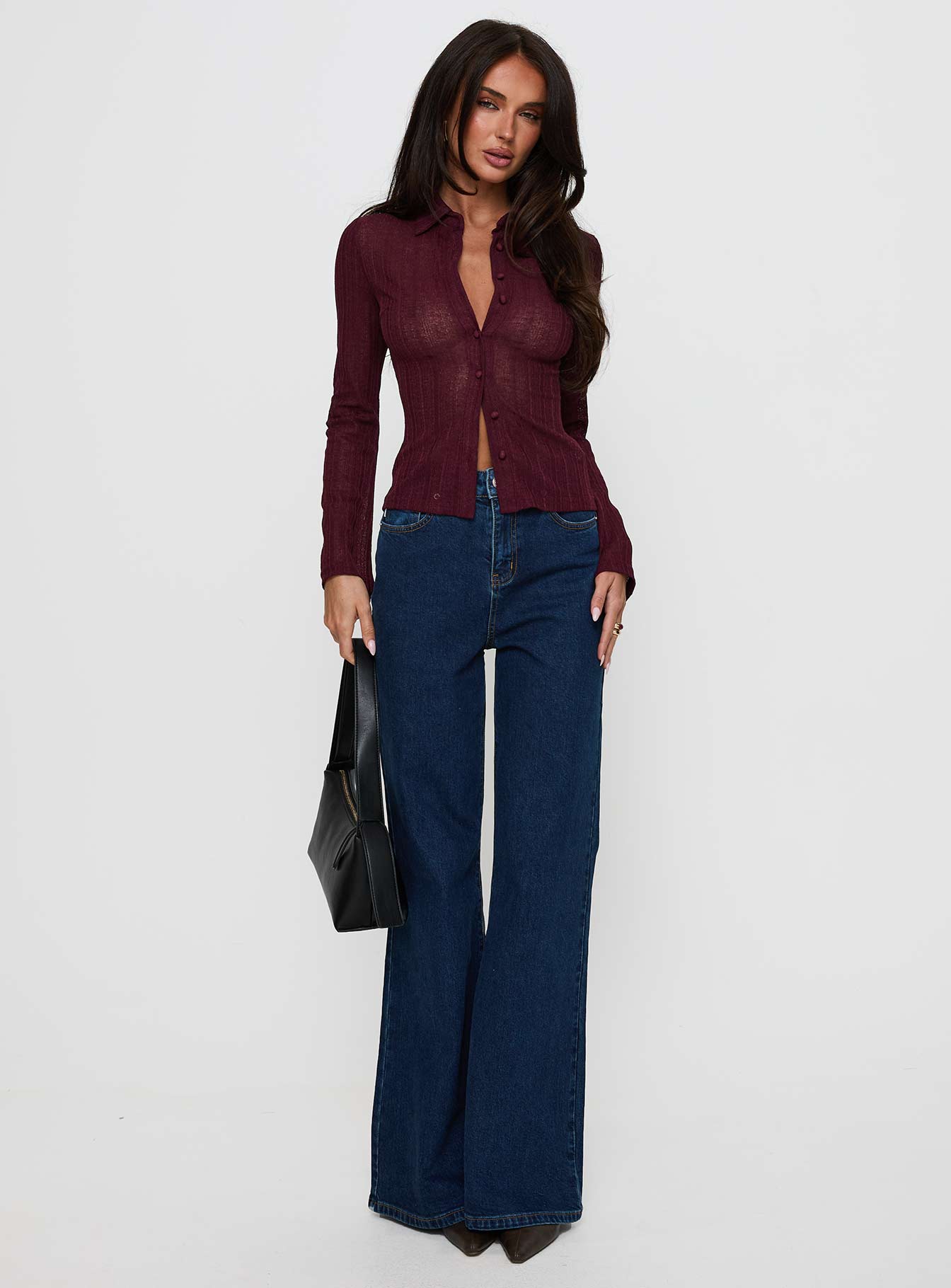 Valérinne Somnia Sheer Long Sleeve Top
