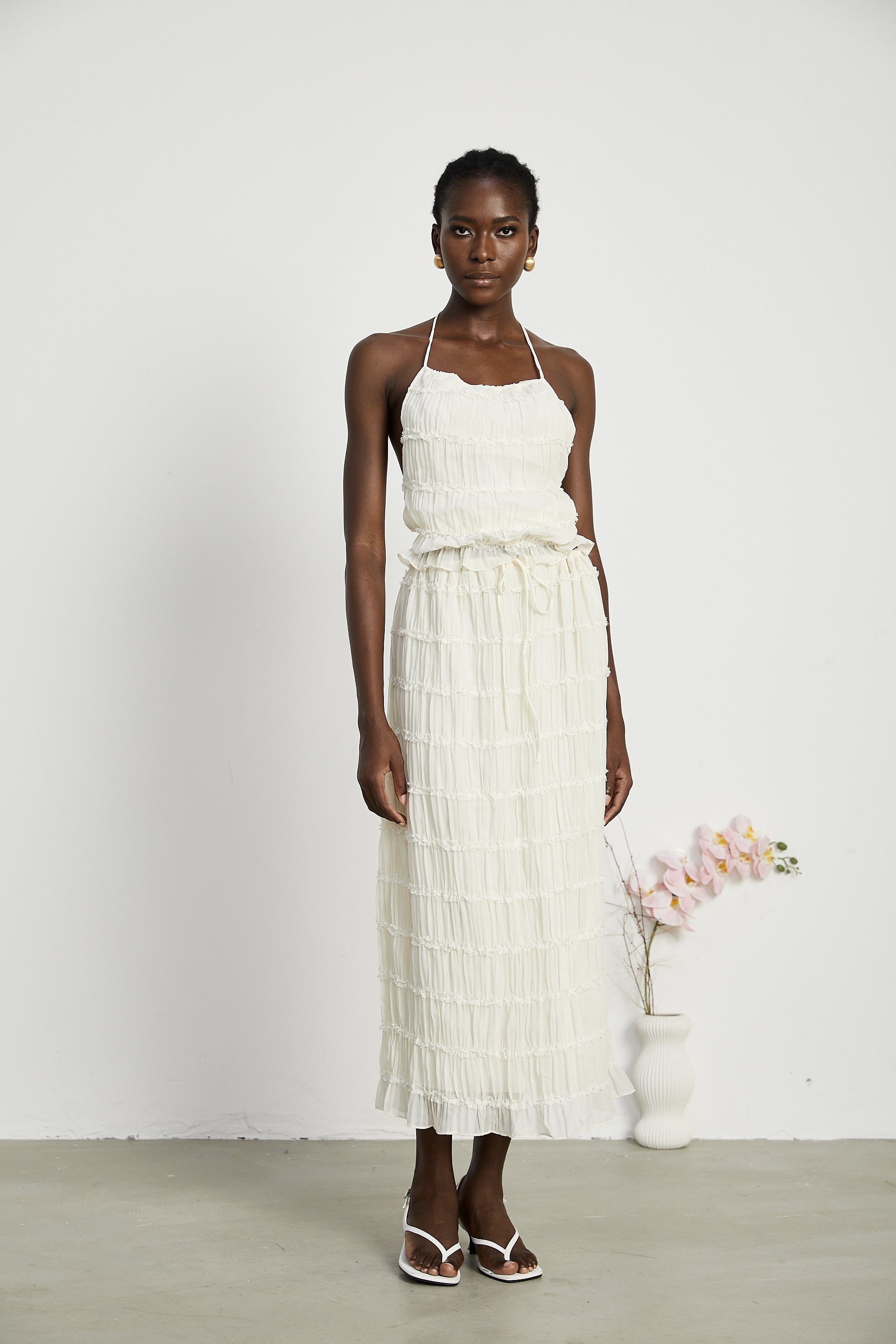 Valérinne Alyssa Pleated Set