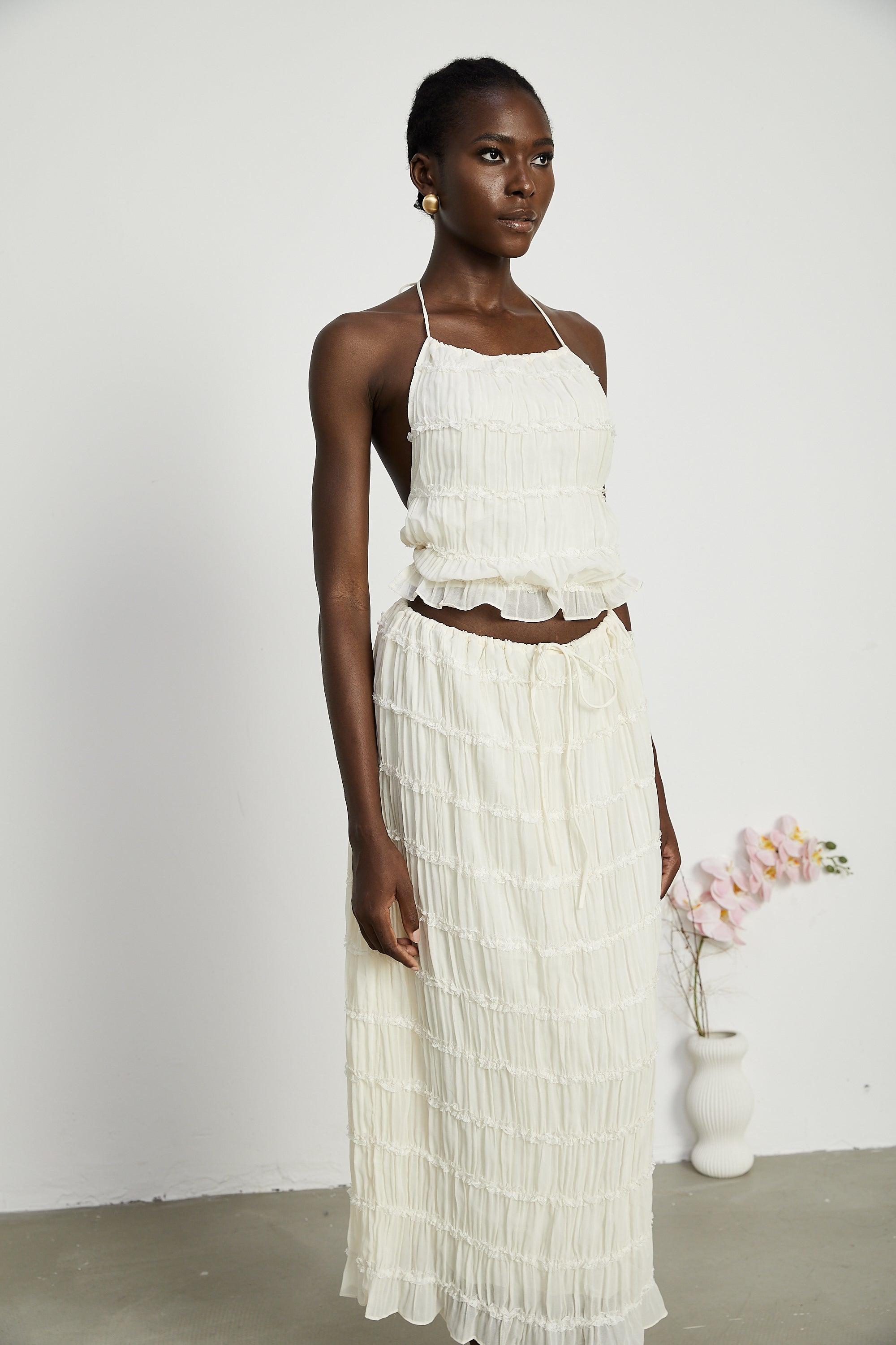 Valérinne Alyssa Pleated Set