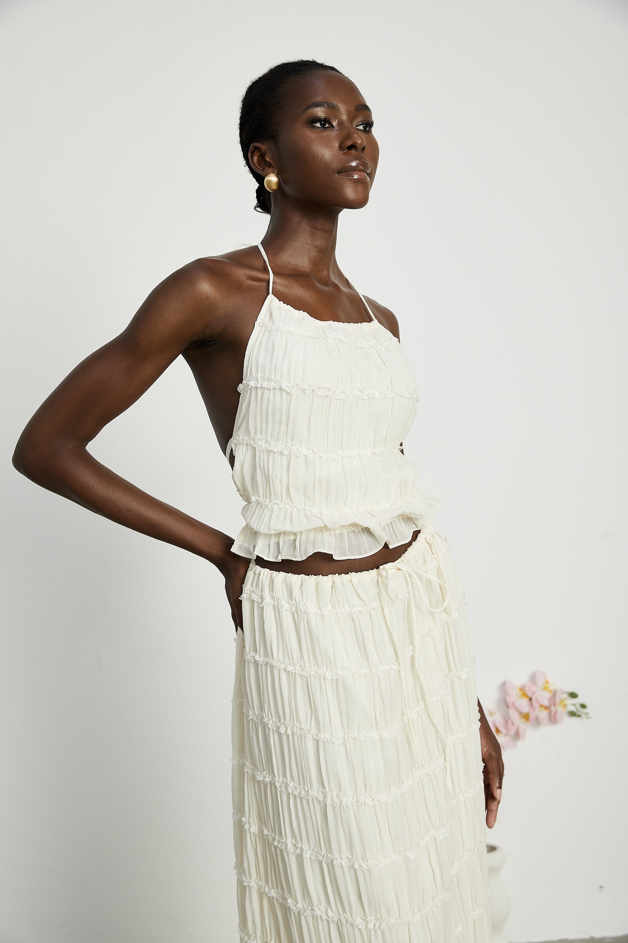 Valérinne Alyssa Pleated Set