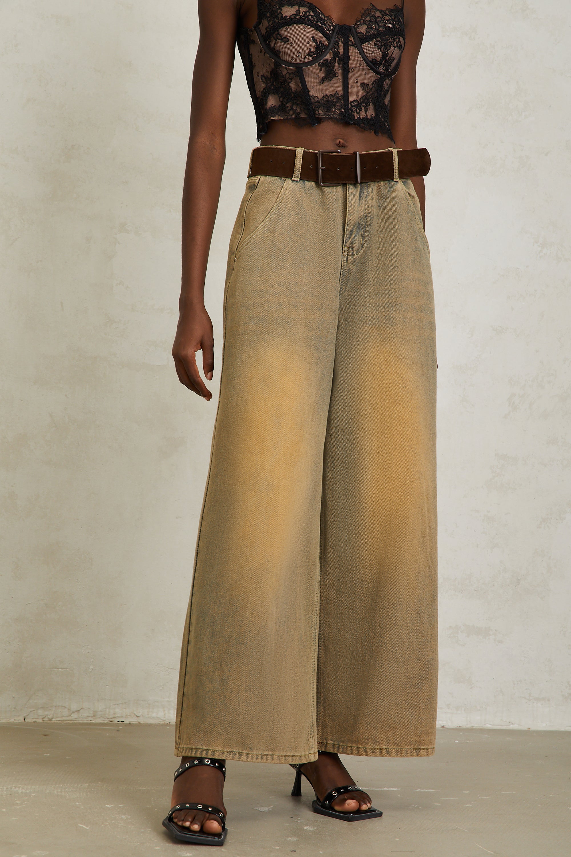Valérinne Loanne High-Rise Wide-Leg Denim