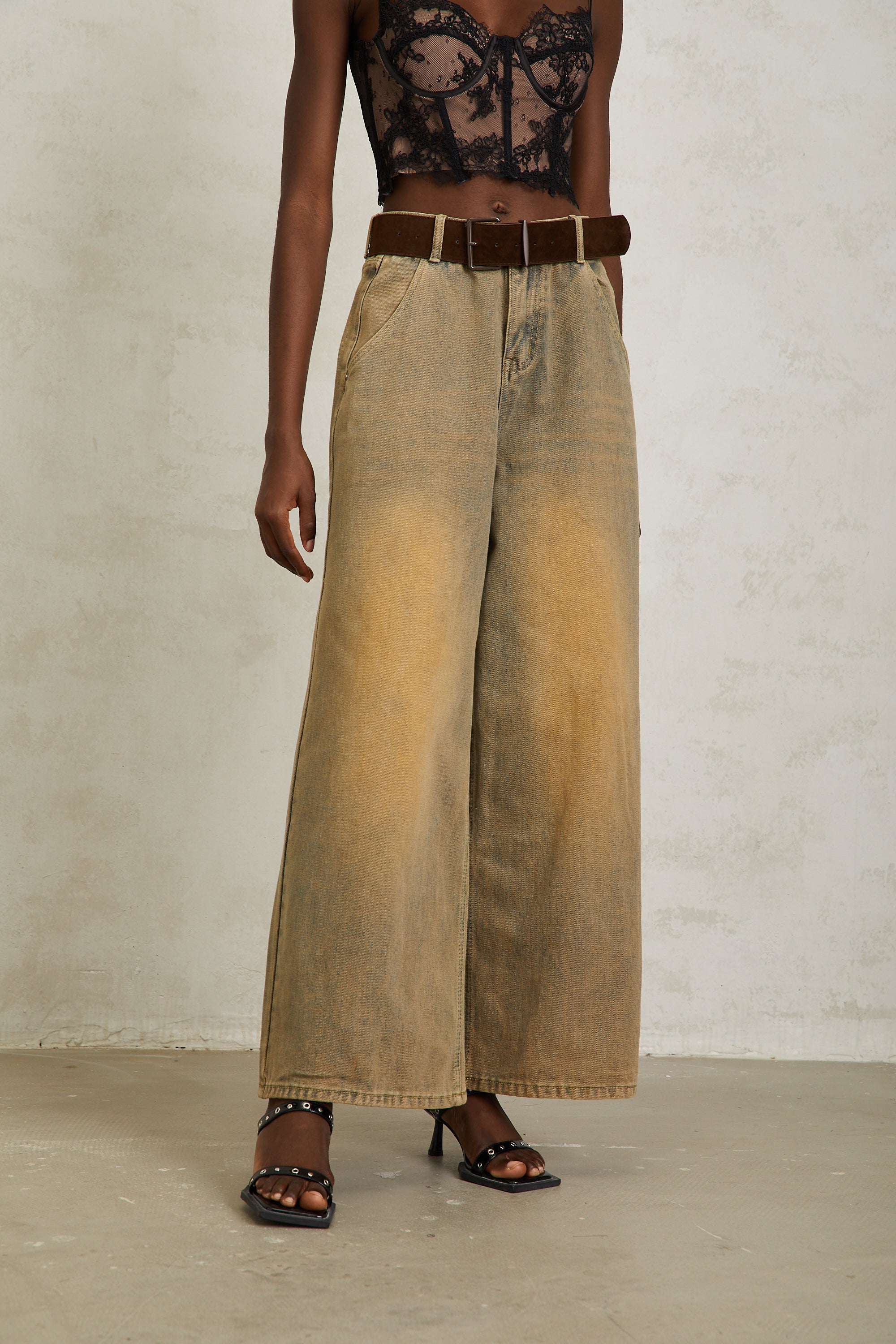 Valérinne Loanne High-Rise Wide-Leg Denim
