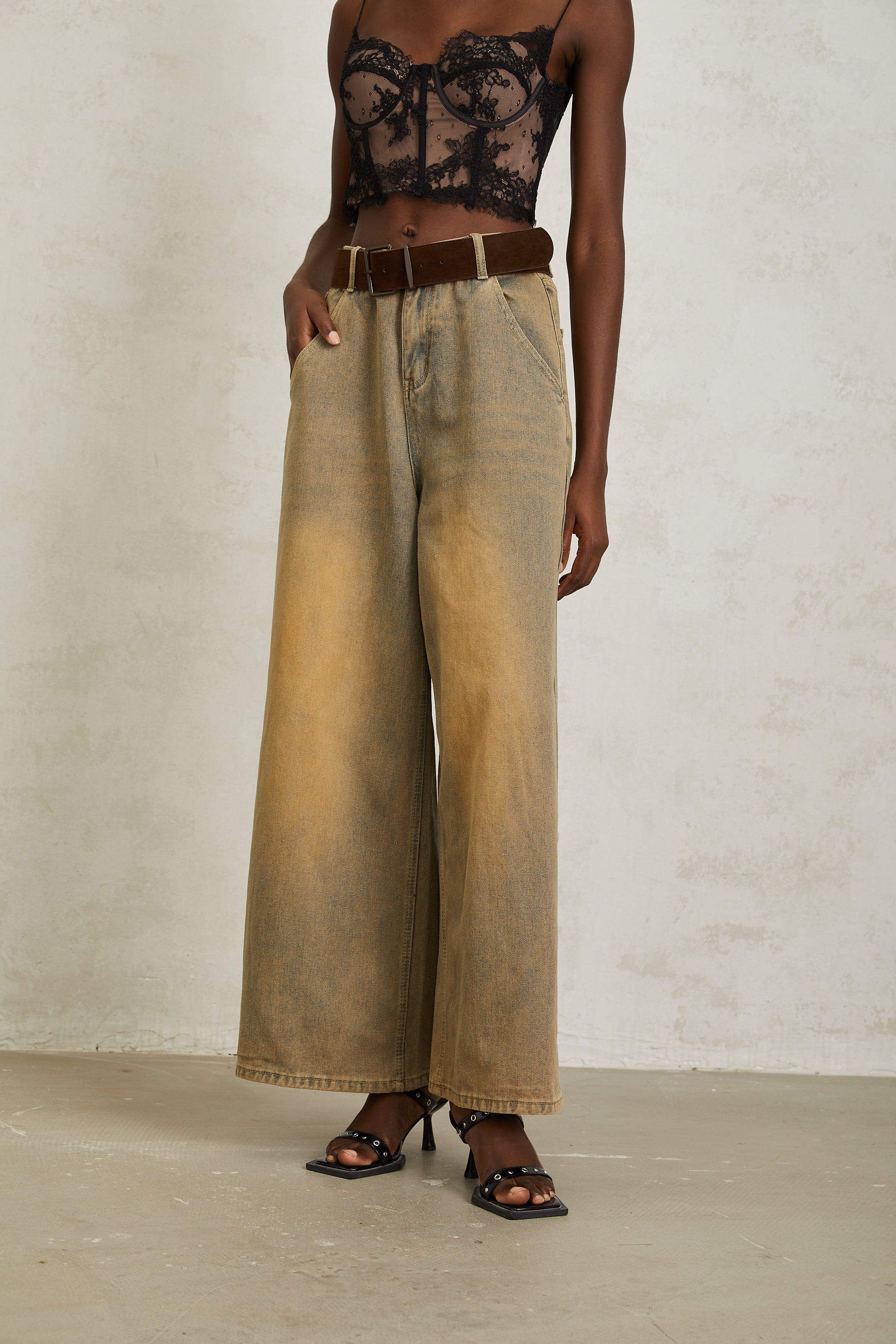 Valérinne Loanne High-Rise Wide-Leg Denim