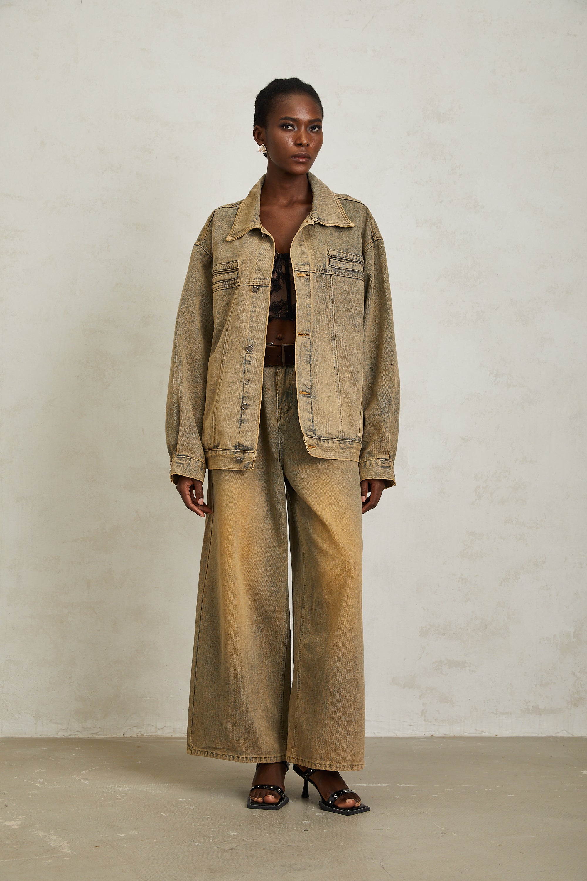 Valérinne Loanne High-Rise Wide-Leg Denim