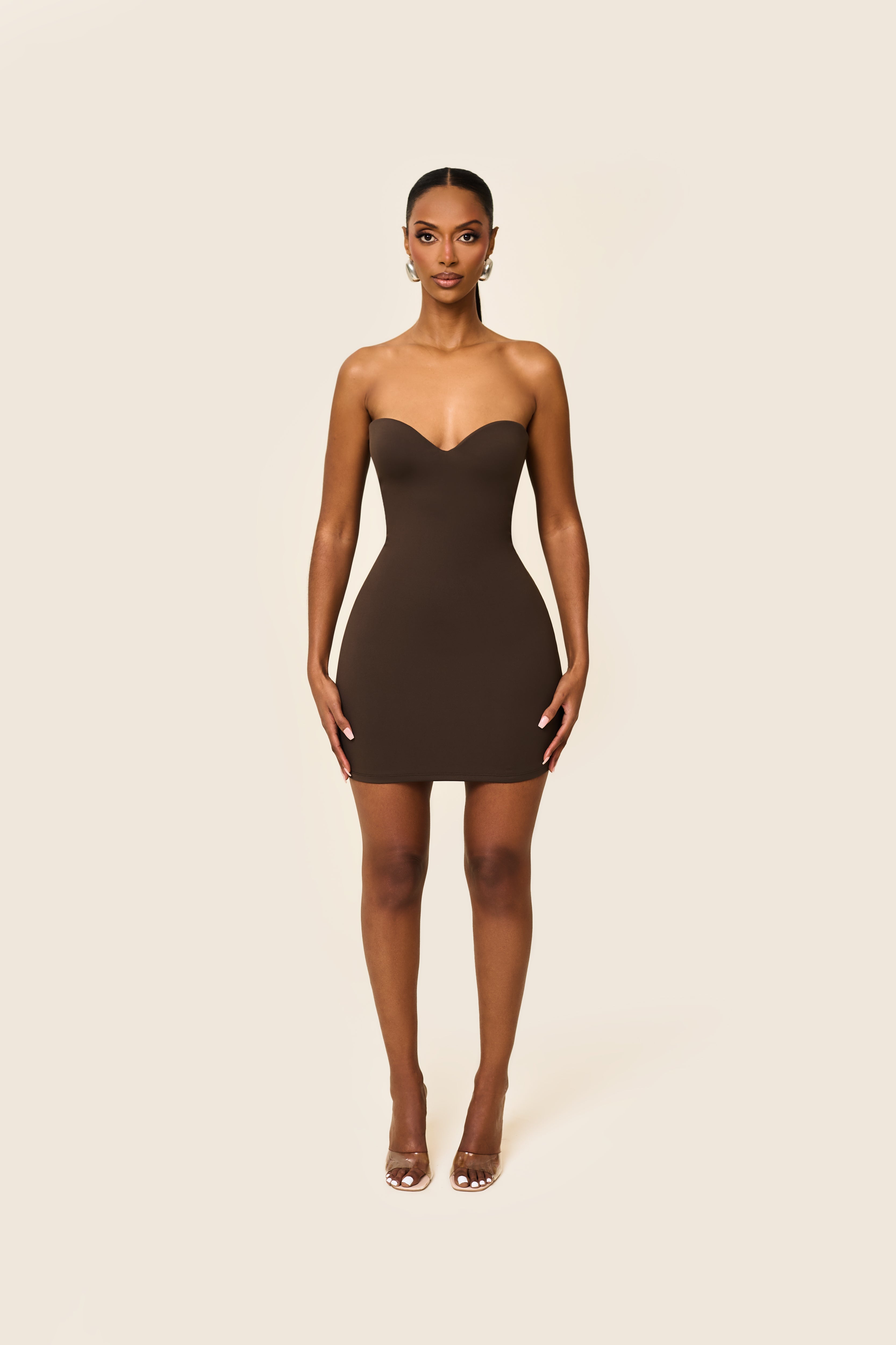 Valérinne Sweetheart Sculpt Mini Dress