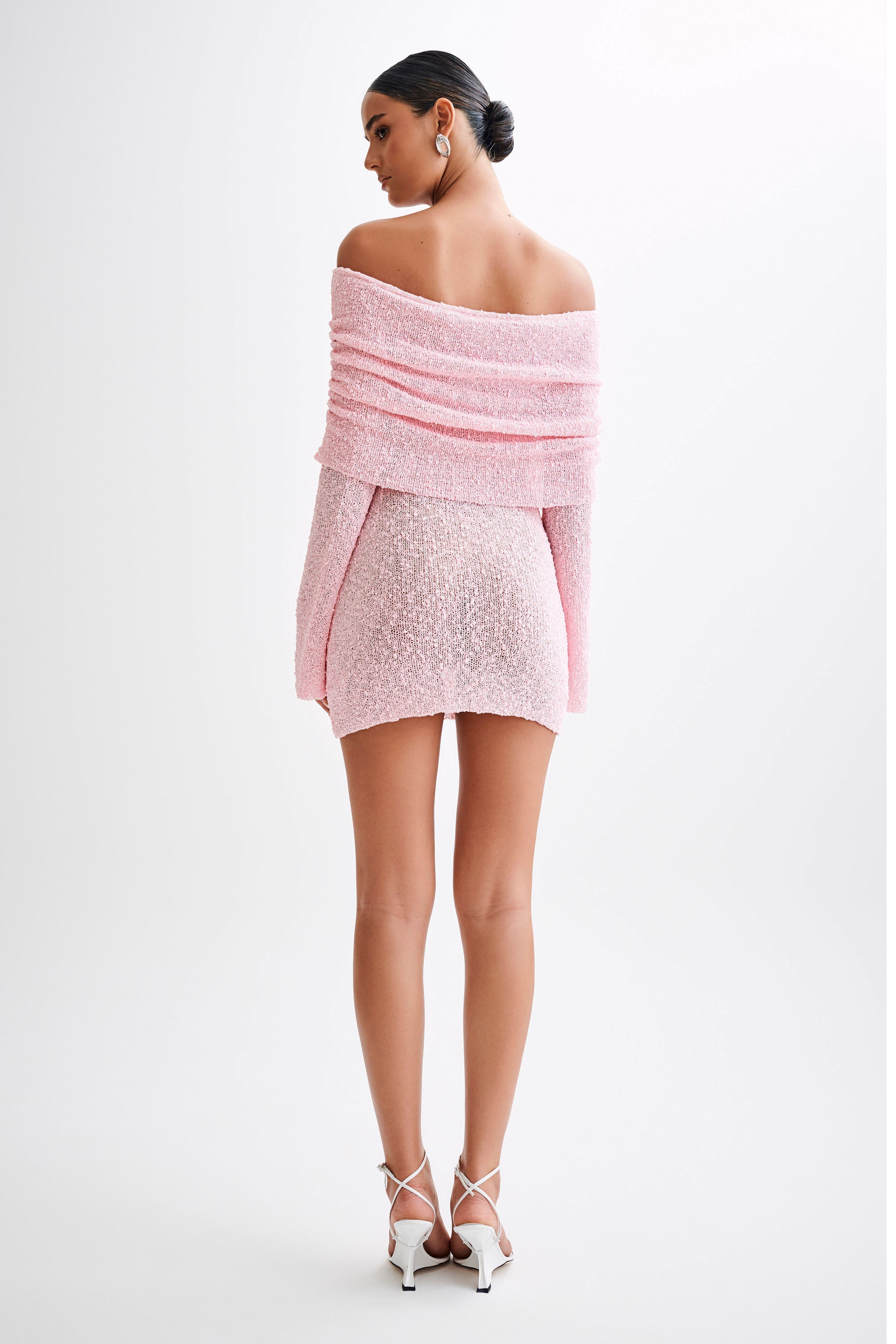 Valérinne Marisol Off Shoulder Mini Dress