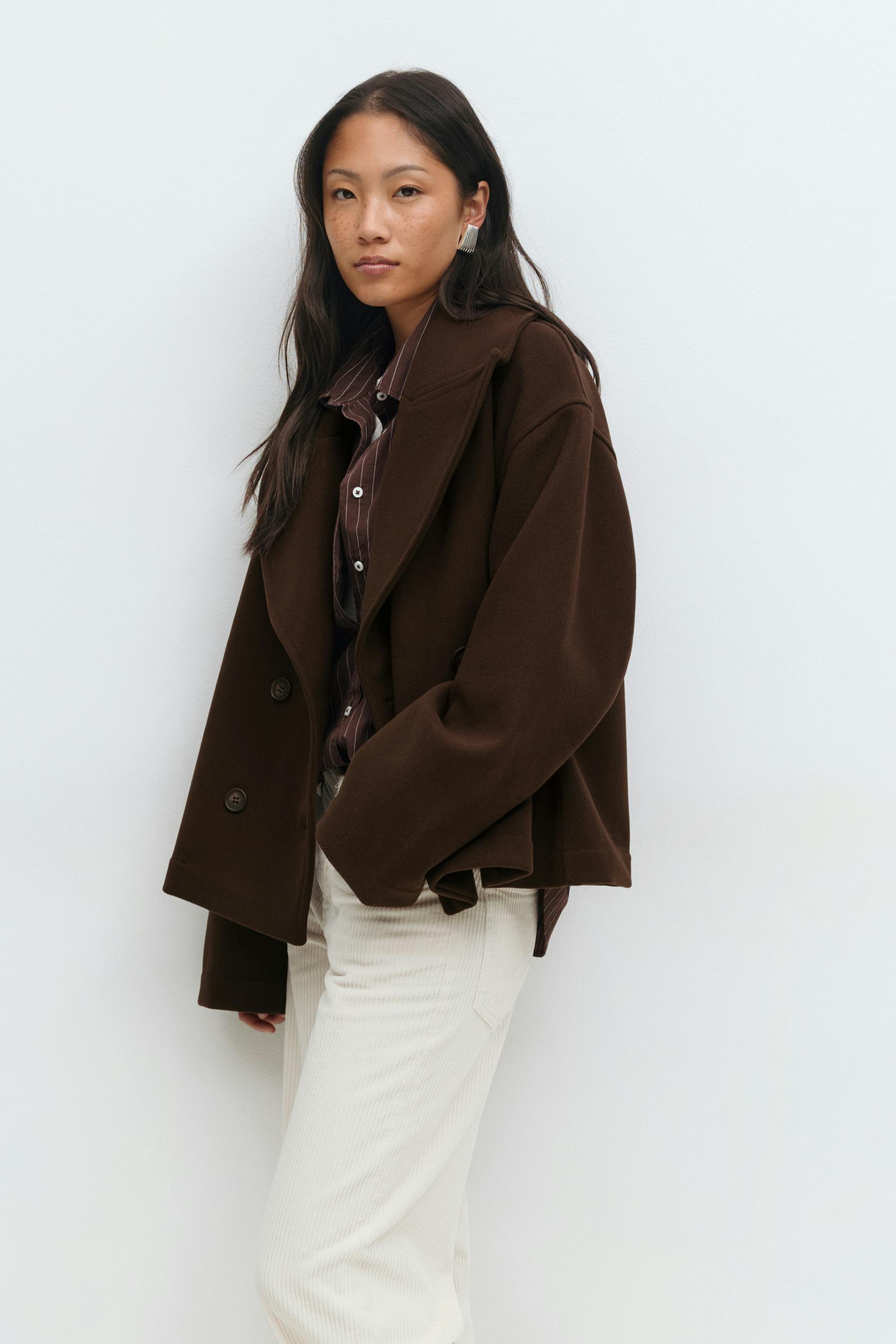 Valérinne Moelle Oversized Short Coat