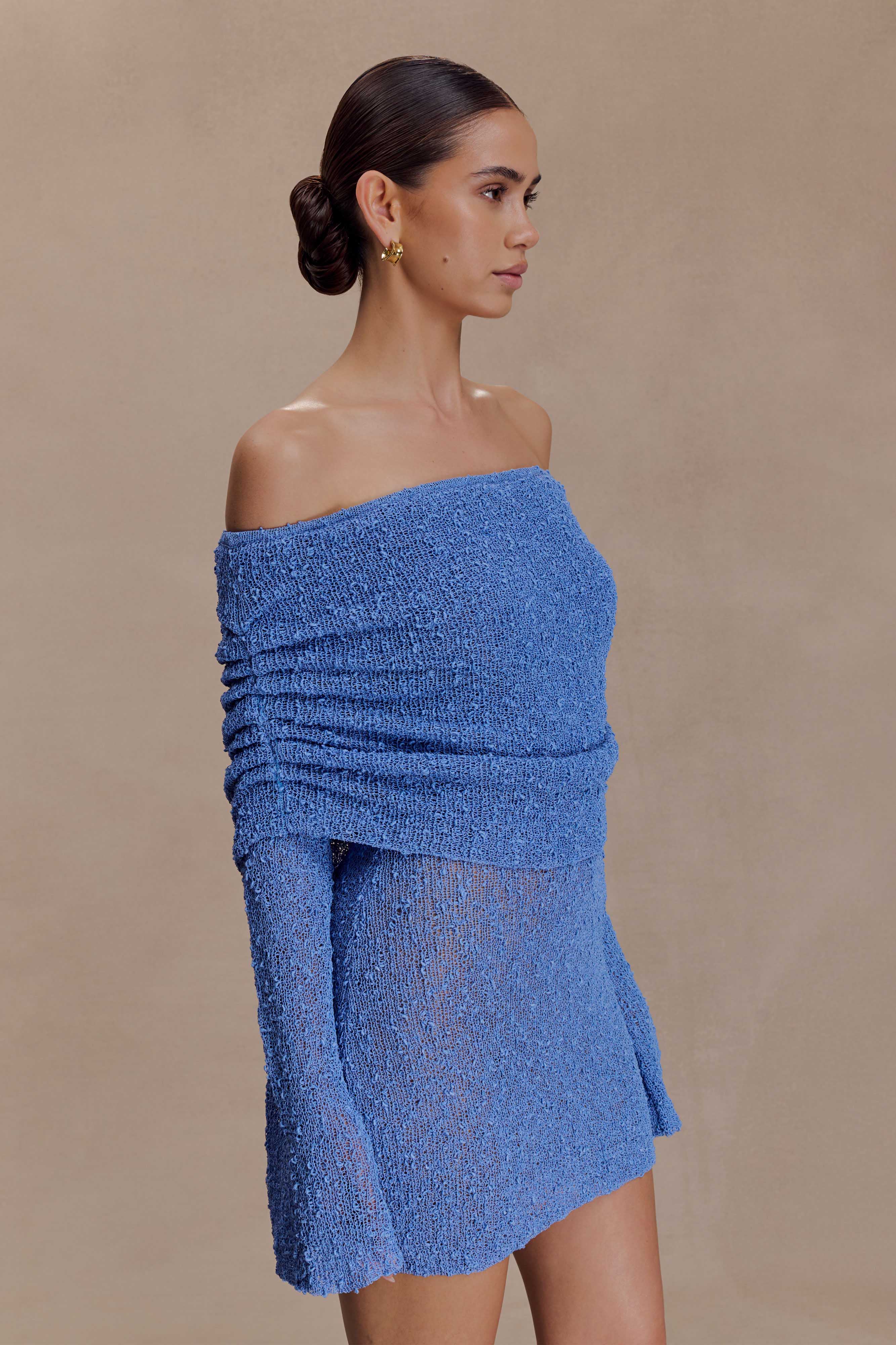 Valérinne Marisol Off Shoulder Mini Dress