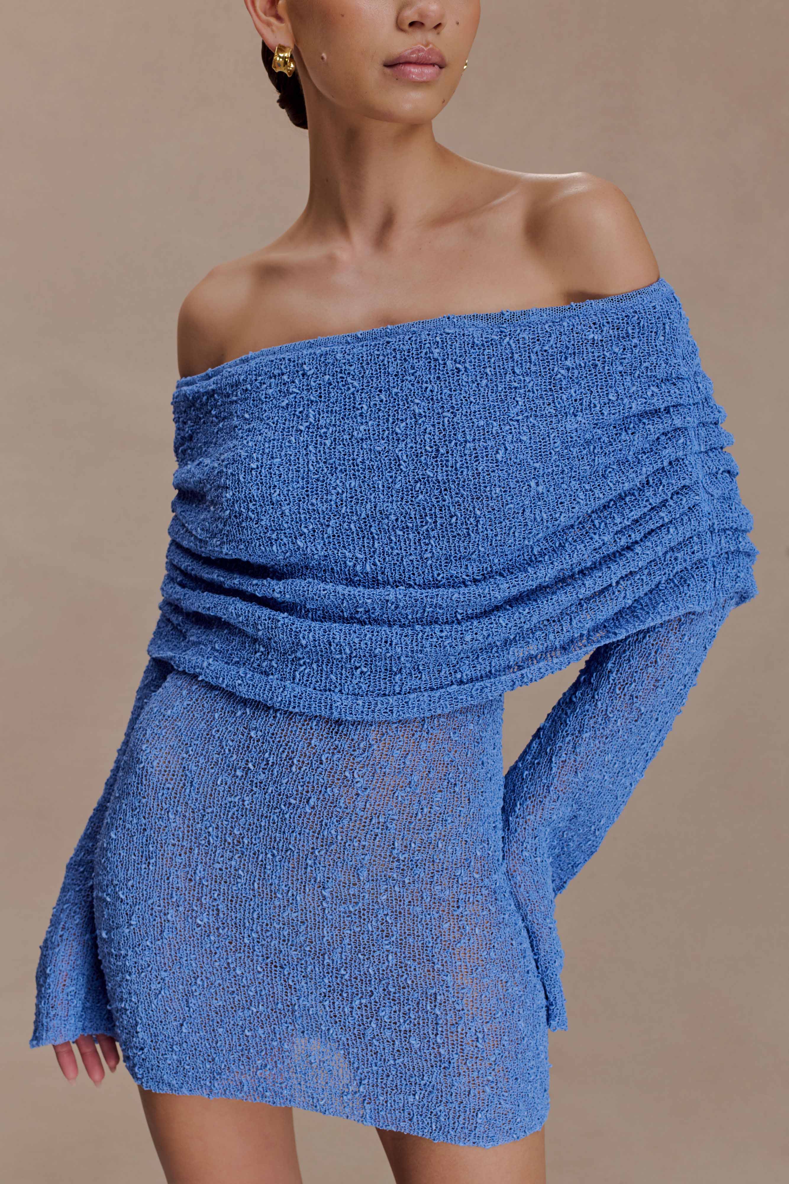 Valérinne Marisol Off Shoulder Mini Dress
