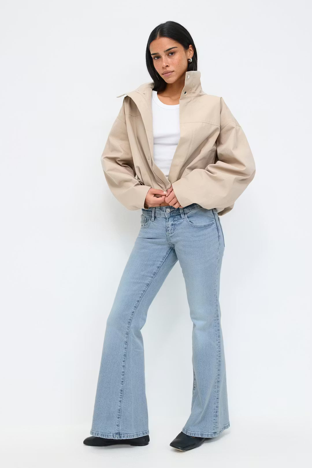 Valérinne Liora Low-Rise Flare Denim
